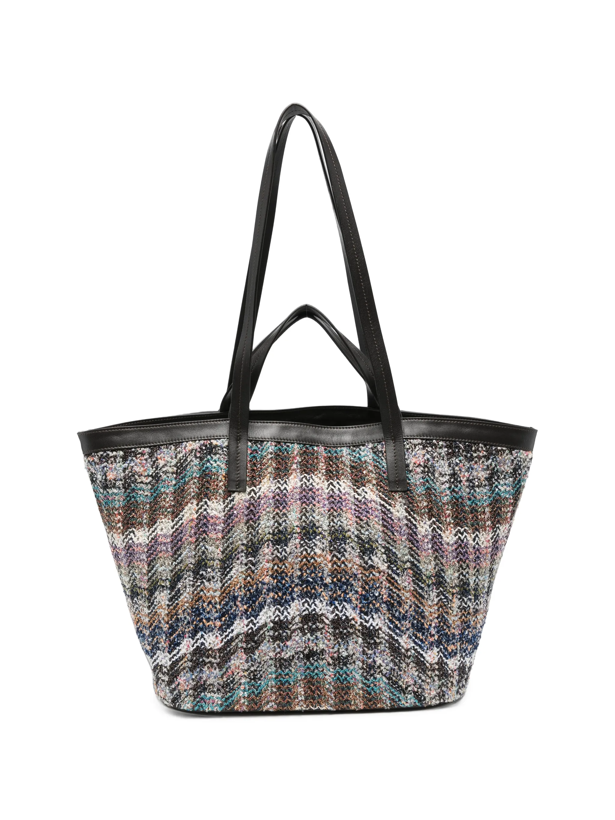 medium Caperdoni Wave trapezoid tote bag