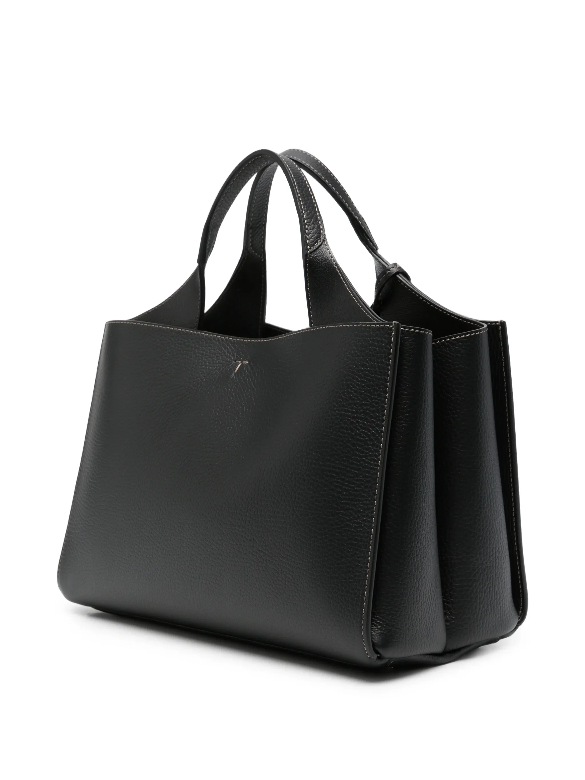 Hanging T leather tote bag