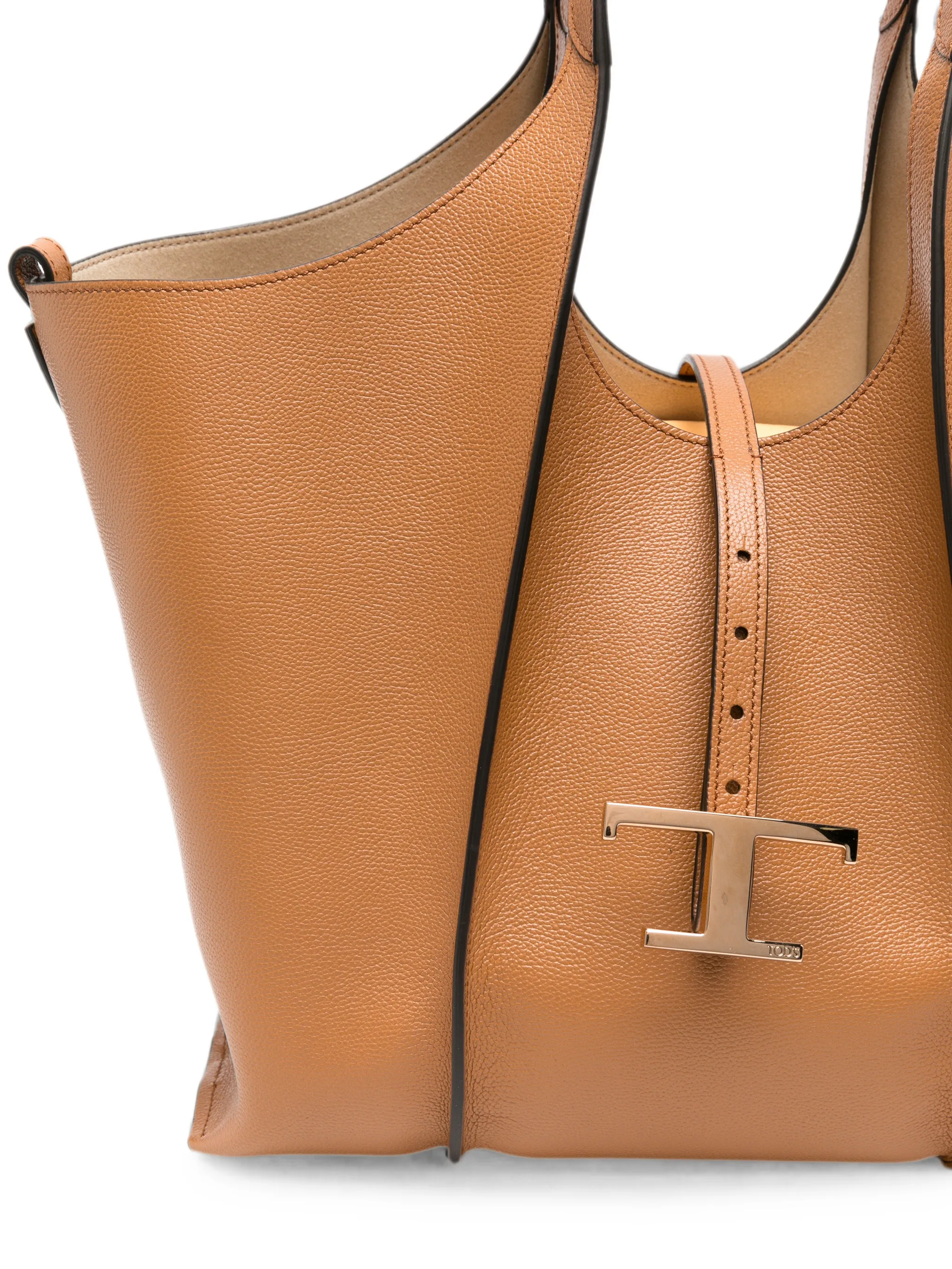 T Timeless shopping bag in leather small