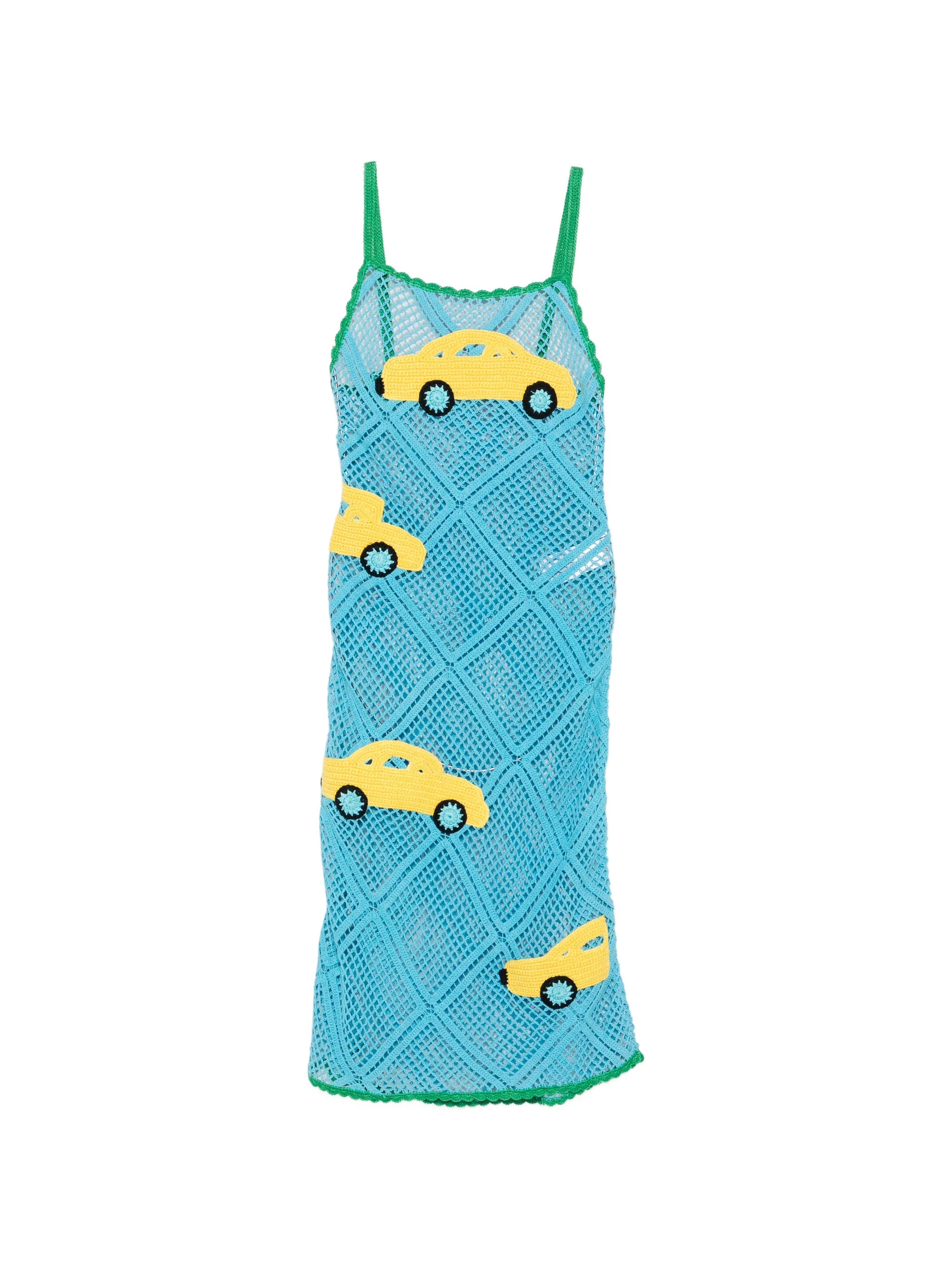 car dress in sky blue