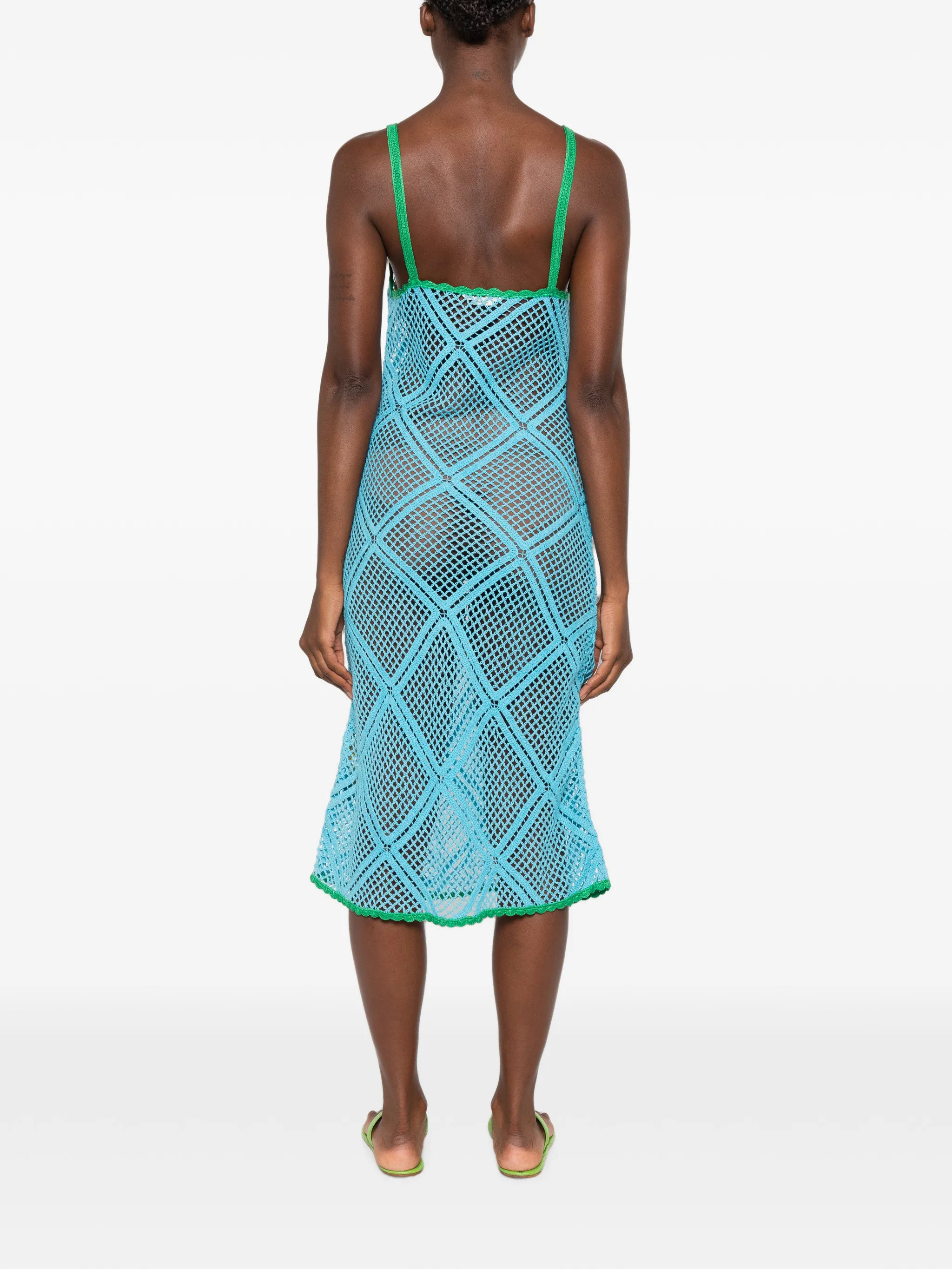 car dress in sky blue