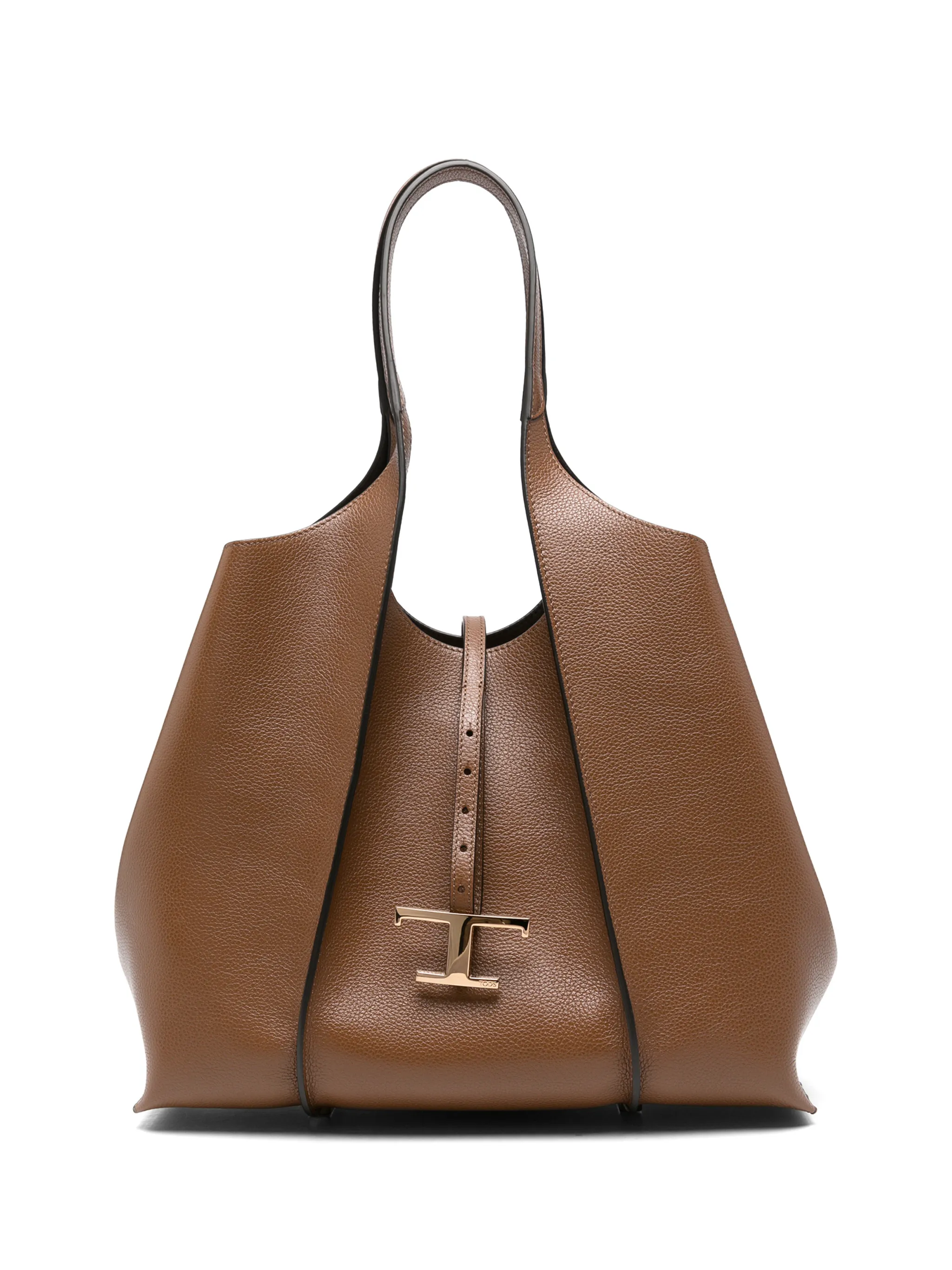 T Timeless shopping bag in leather medium