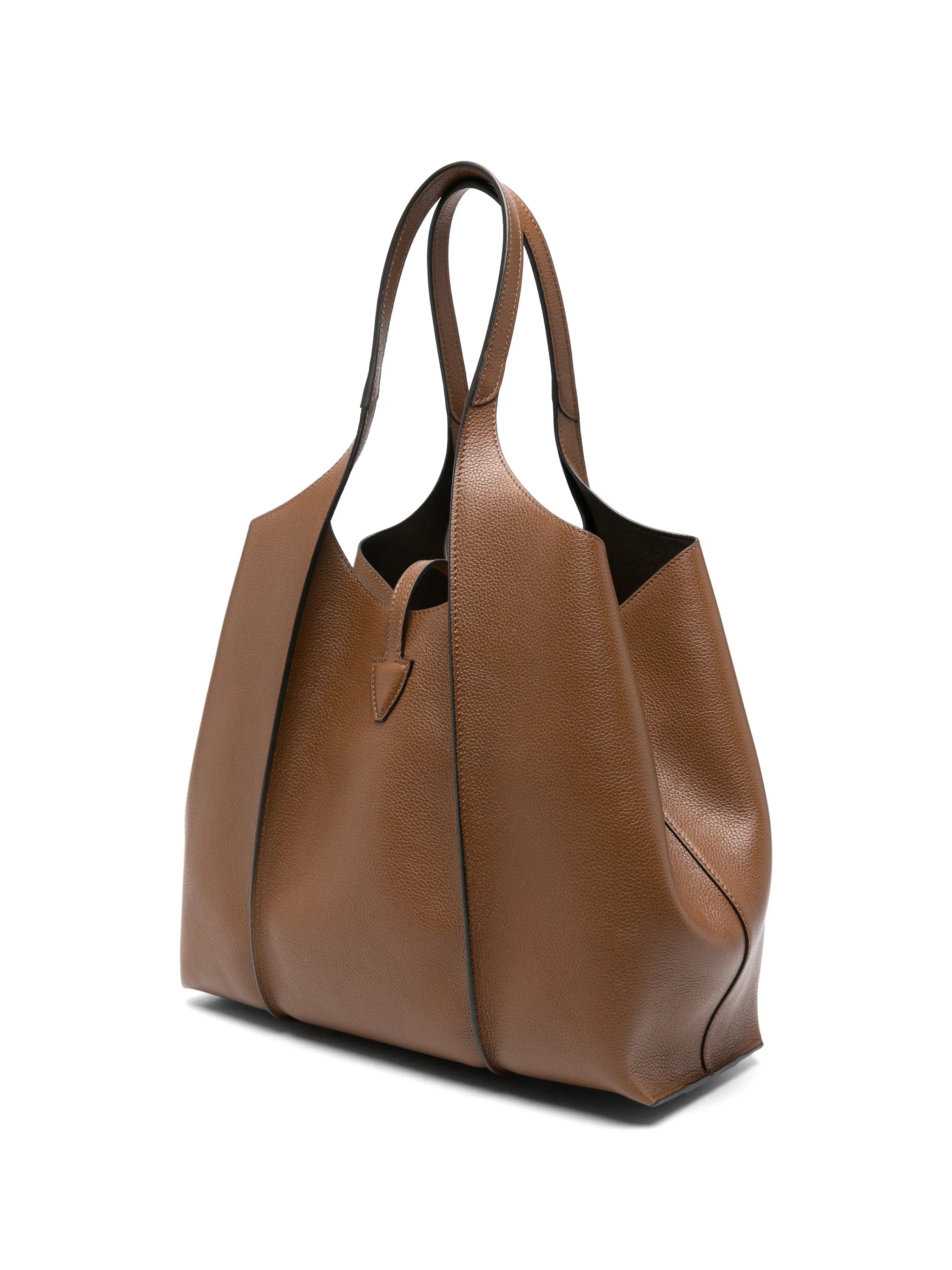 T Timeless shopping bag in leather medium