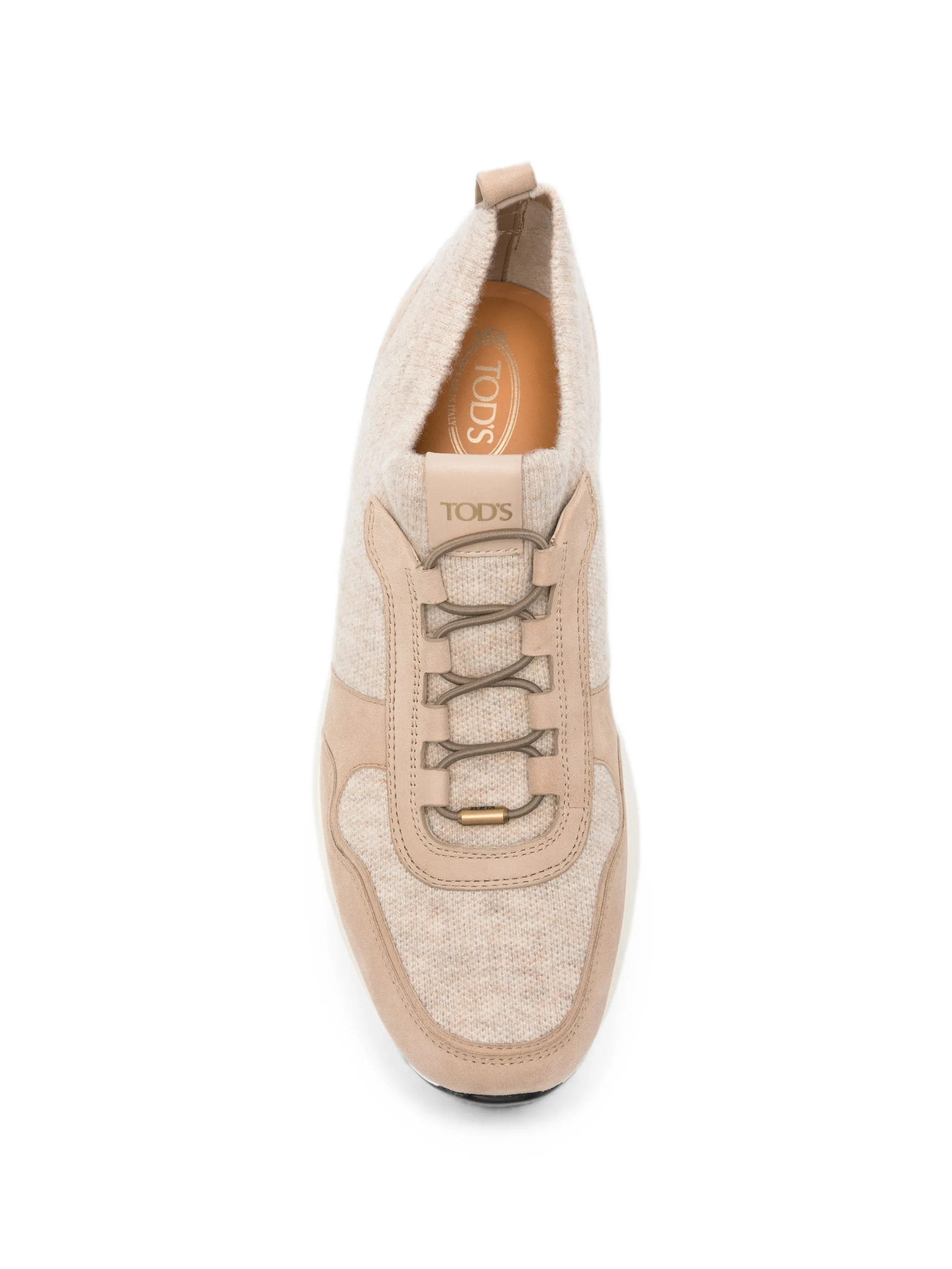 Red Dot socks sneakers in knit and suede