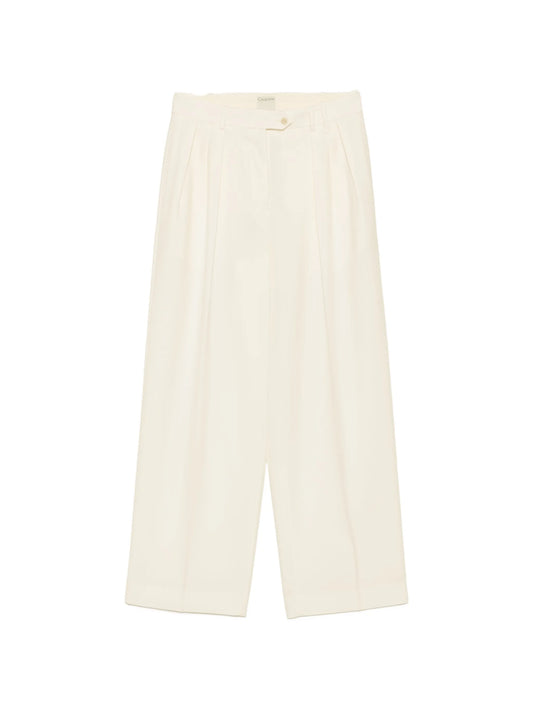 Alexandra pleated tailored trousers