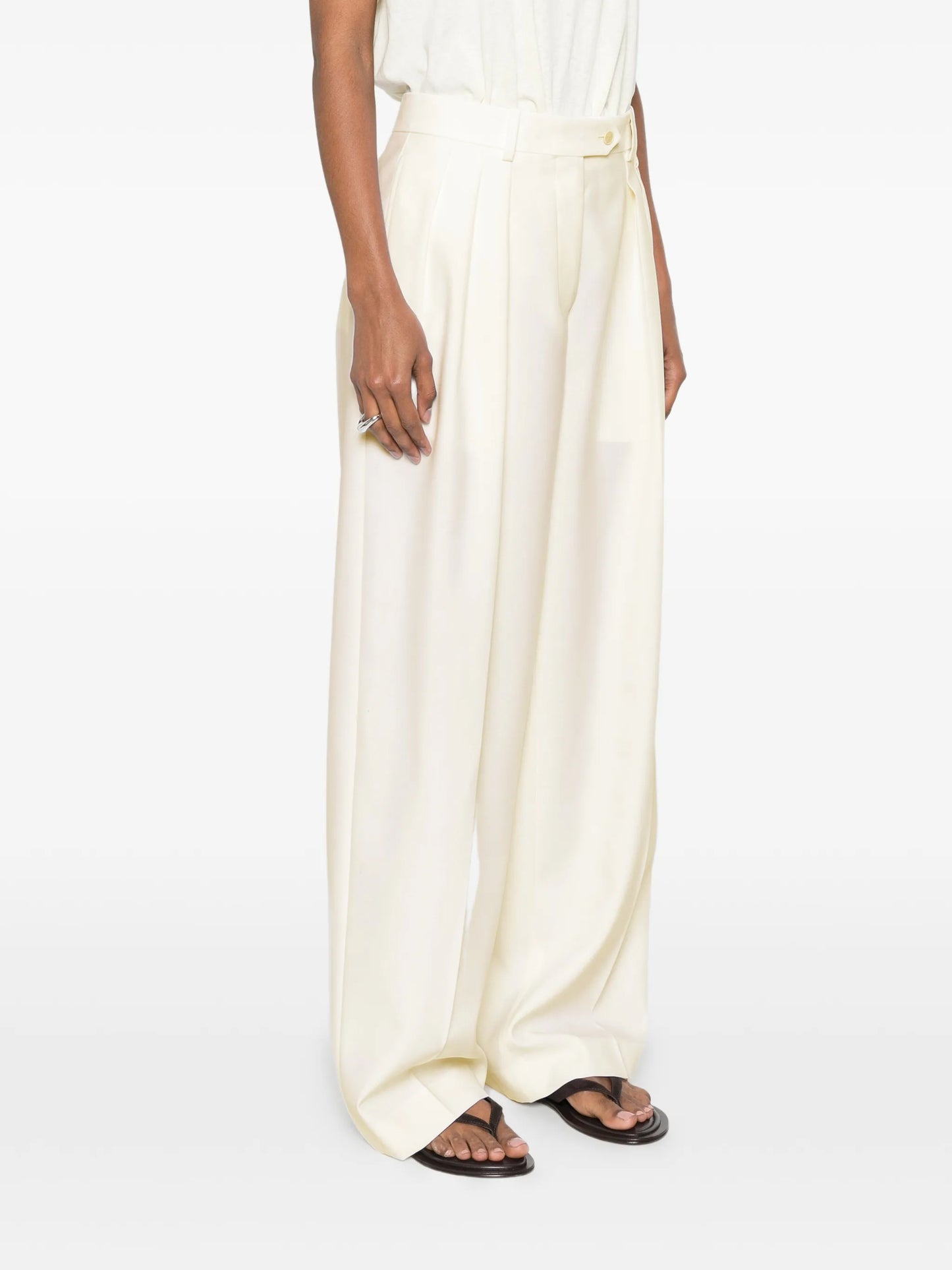 Alexandra pleated trousers