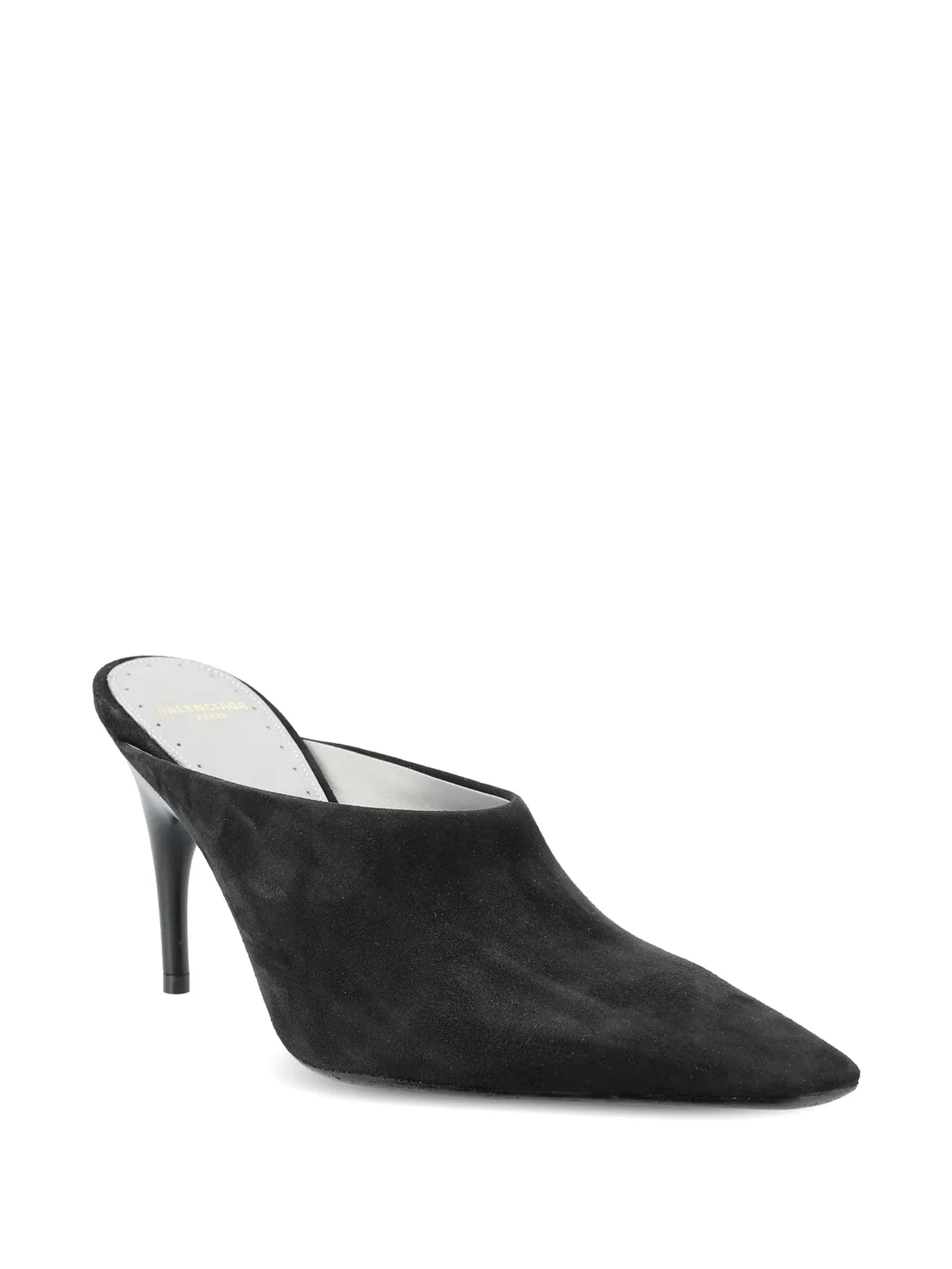 Duchesse pointed-toe mules