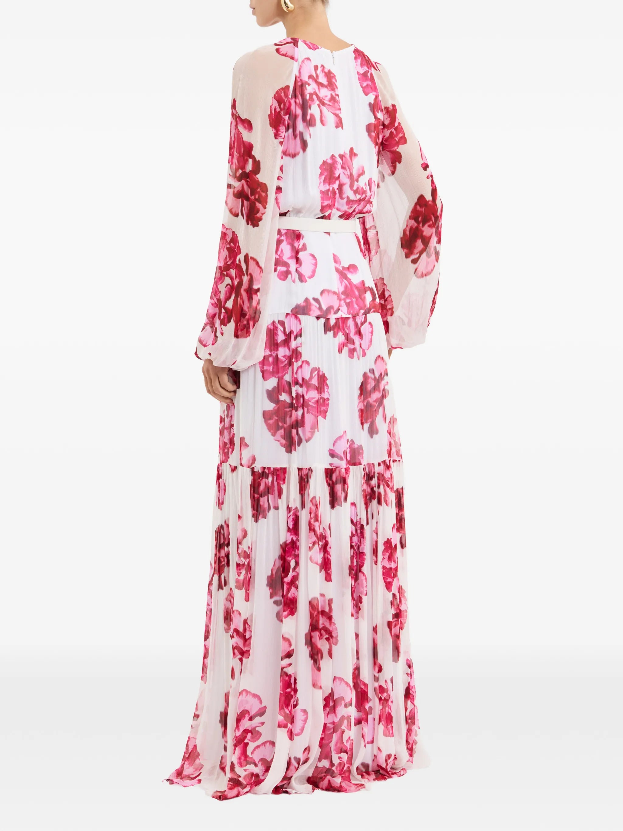 Damask Rose maxi dress