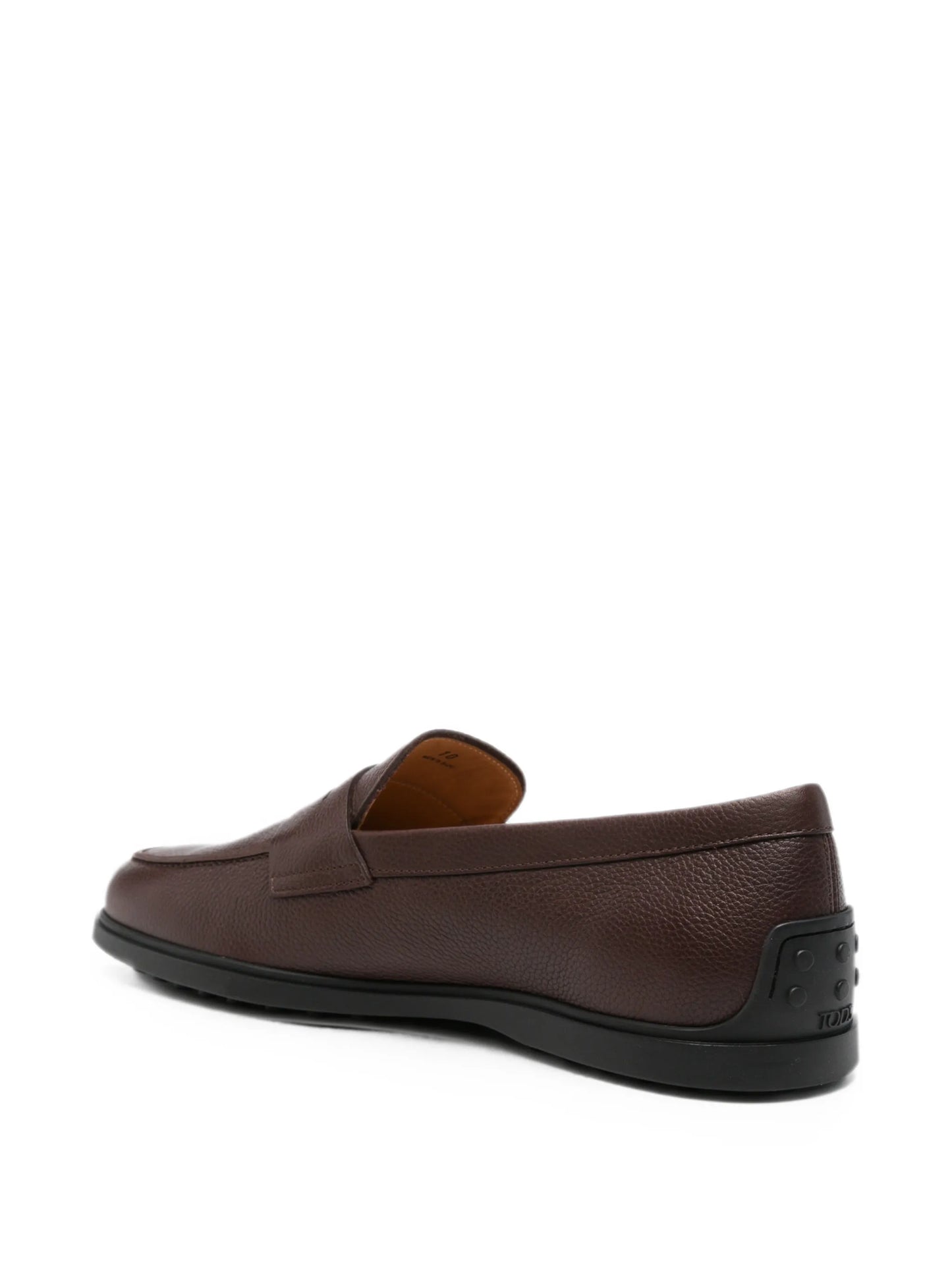 Gommino pebble-detail leather loafers