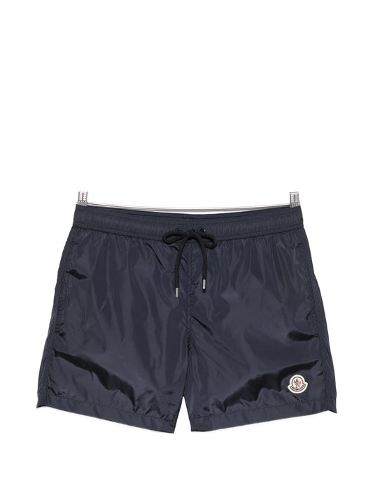 Boxer Mare logo-patch drawstring swim shorts