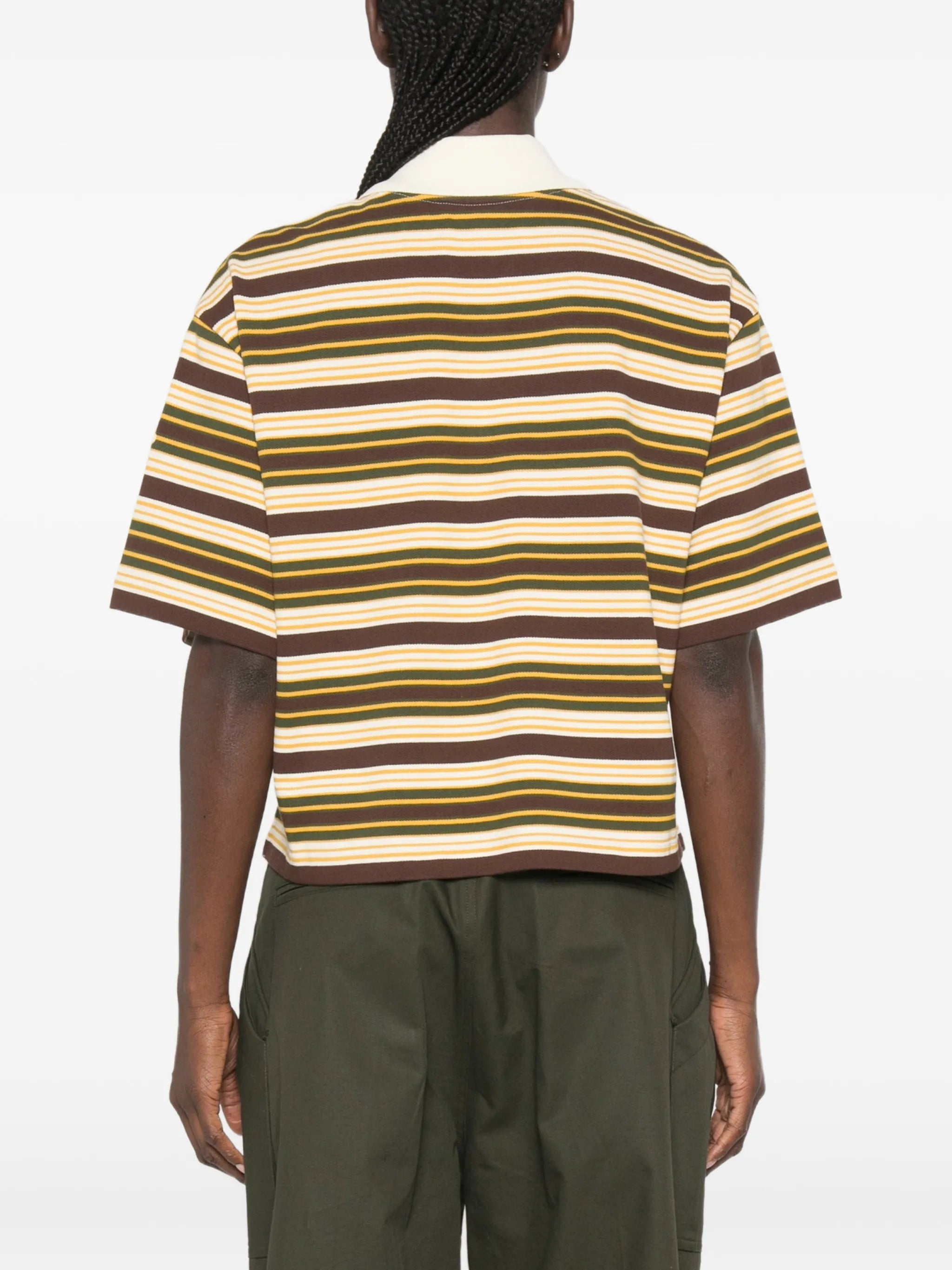 Manica Corta striped short-sleeve polo shirt