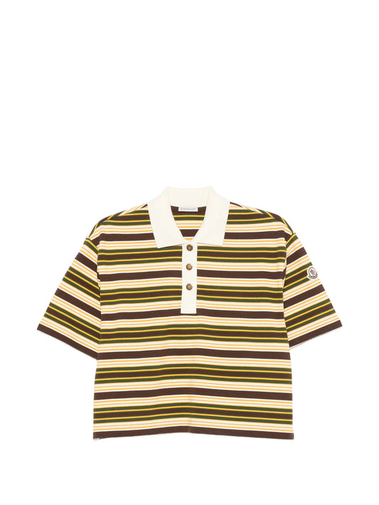 Manica Corta striped short-sleeve polo shirt