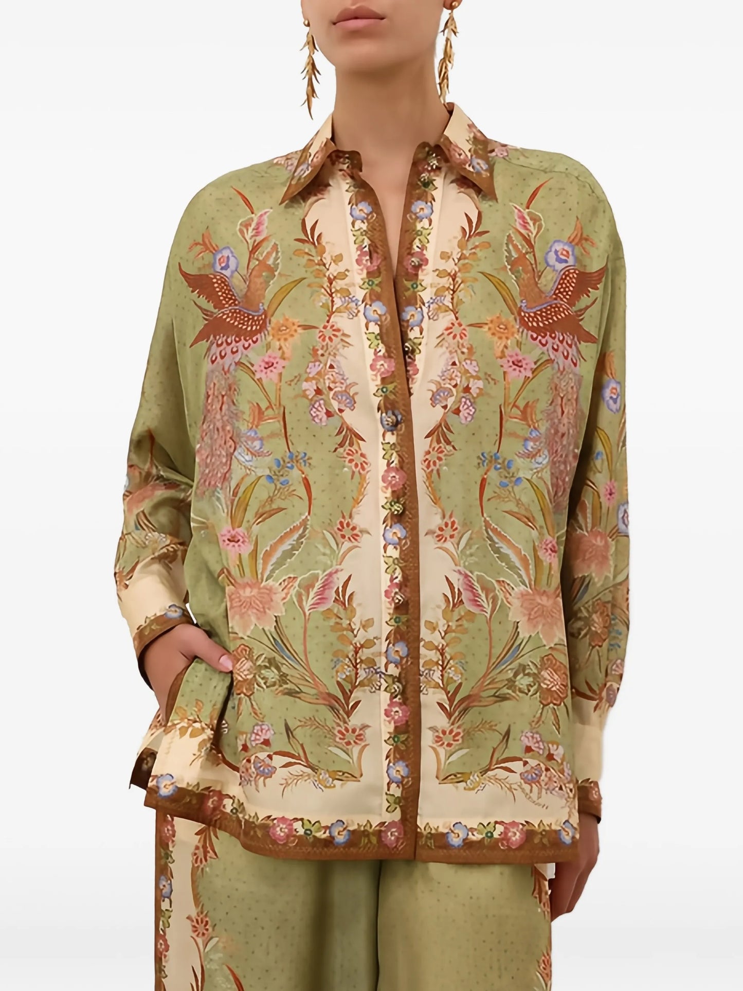 Indra floral-print shirt