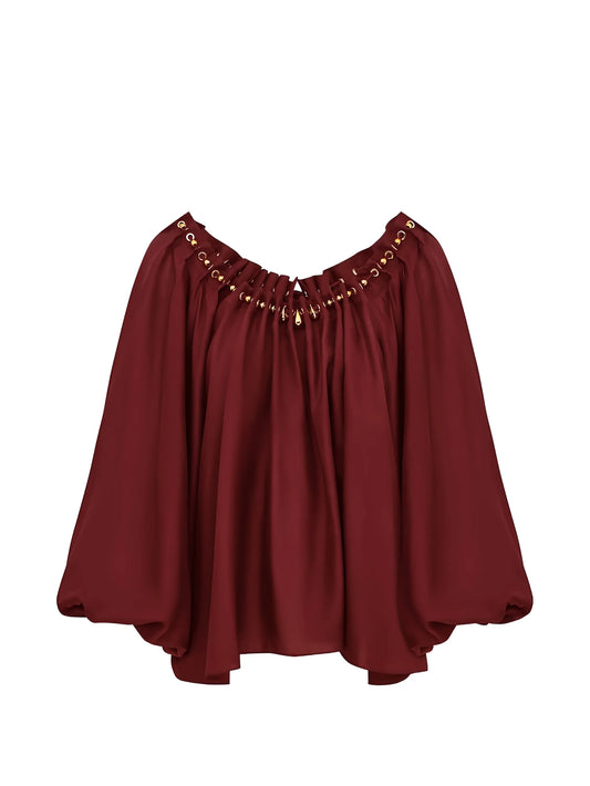 Aster beaded blouse