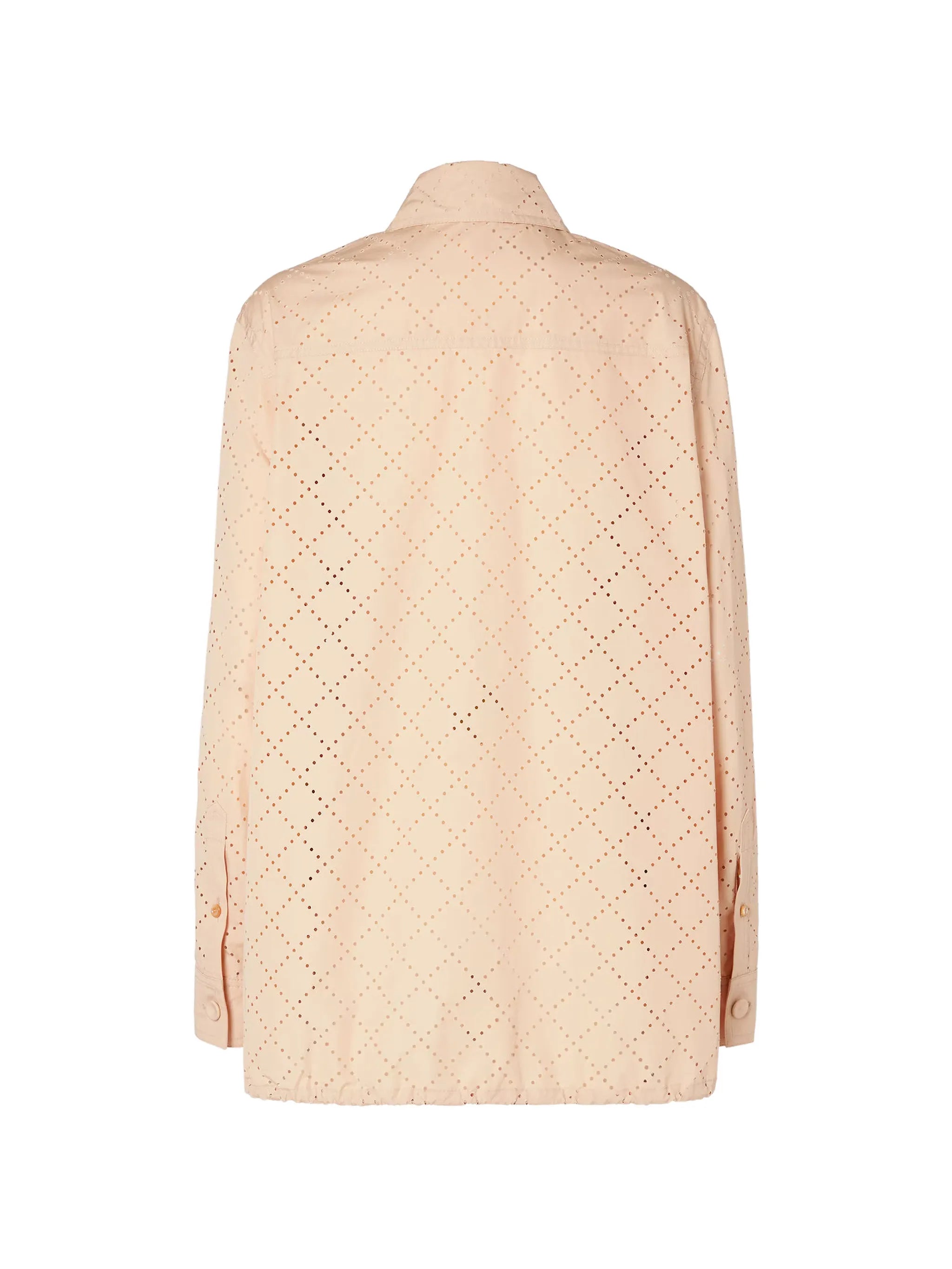 broderie-anglaise long-sleeve shirt