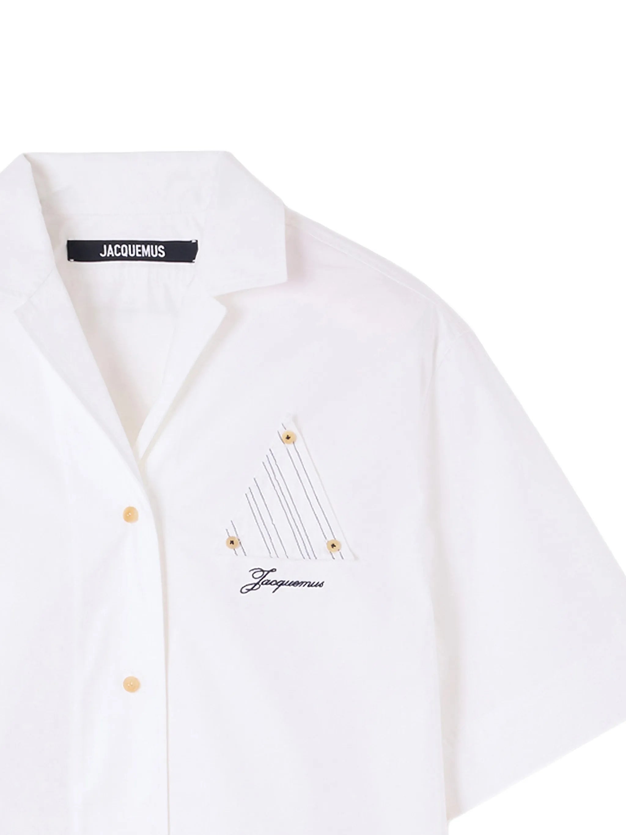 embroidered-logo short-sleeved shirt