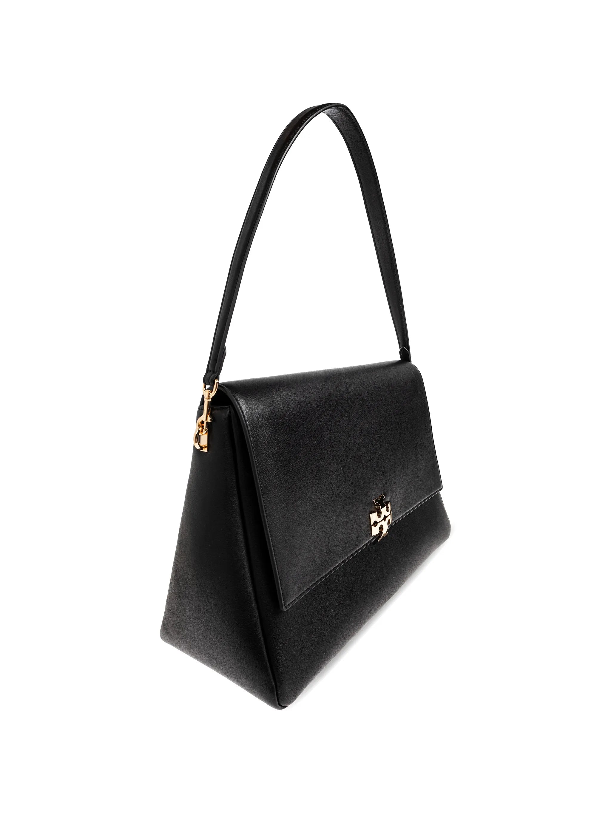 logo-plaque leather tote bag