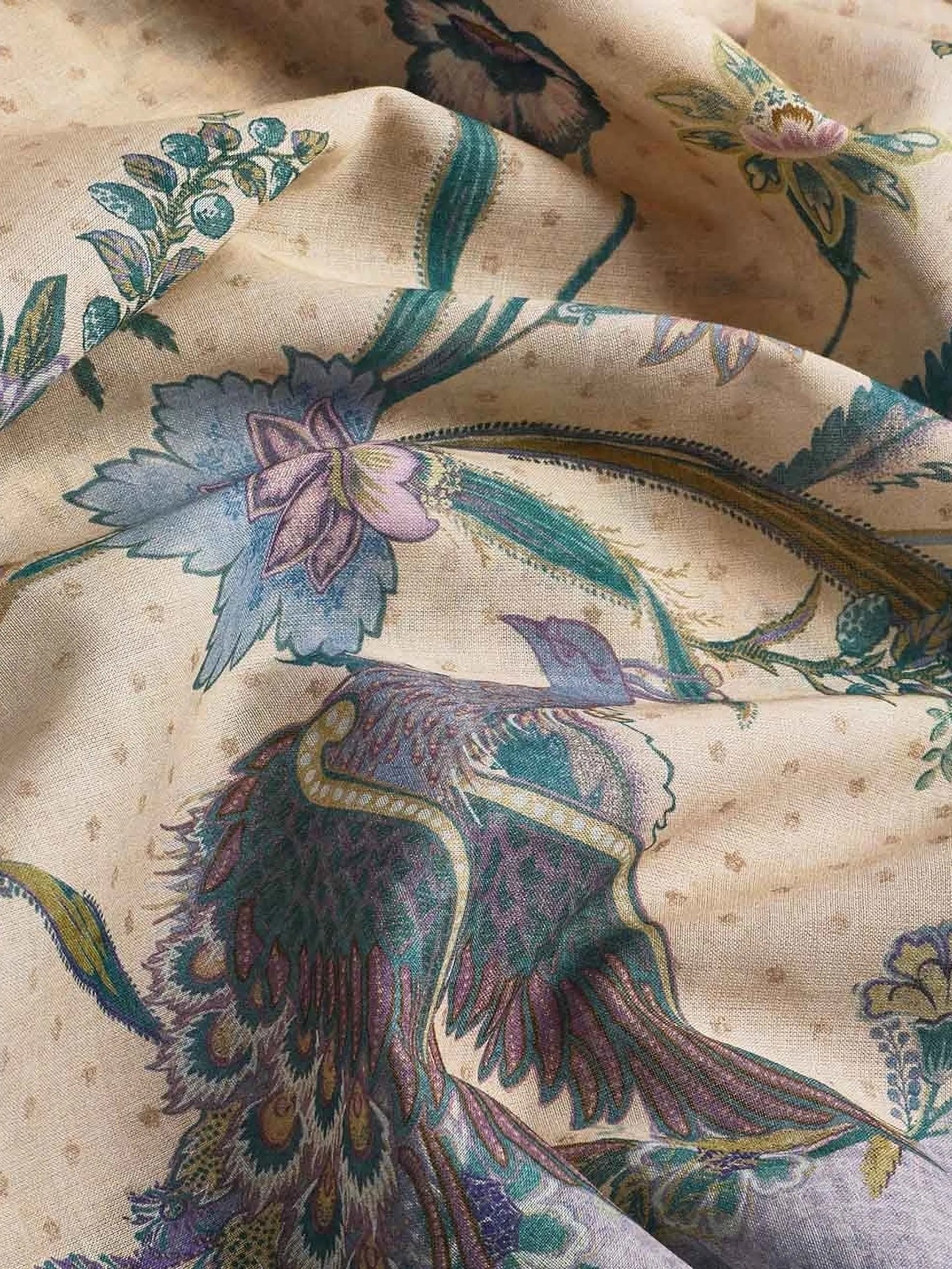 printed fringed sarong