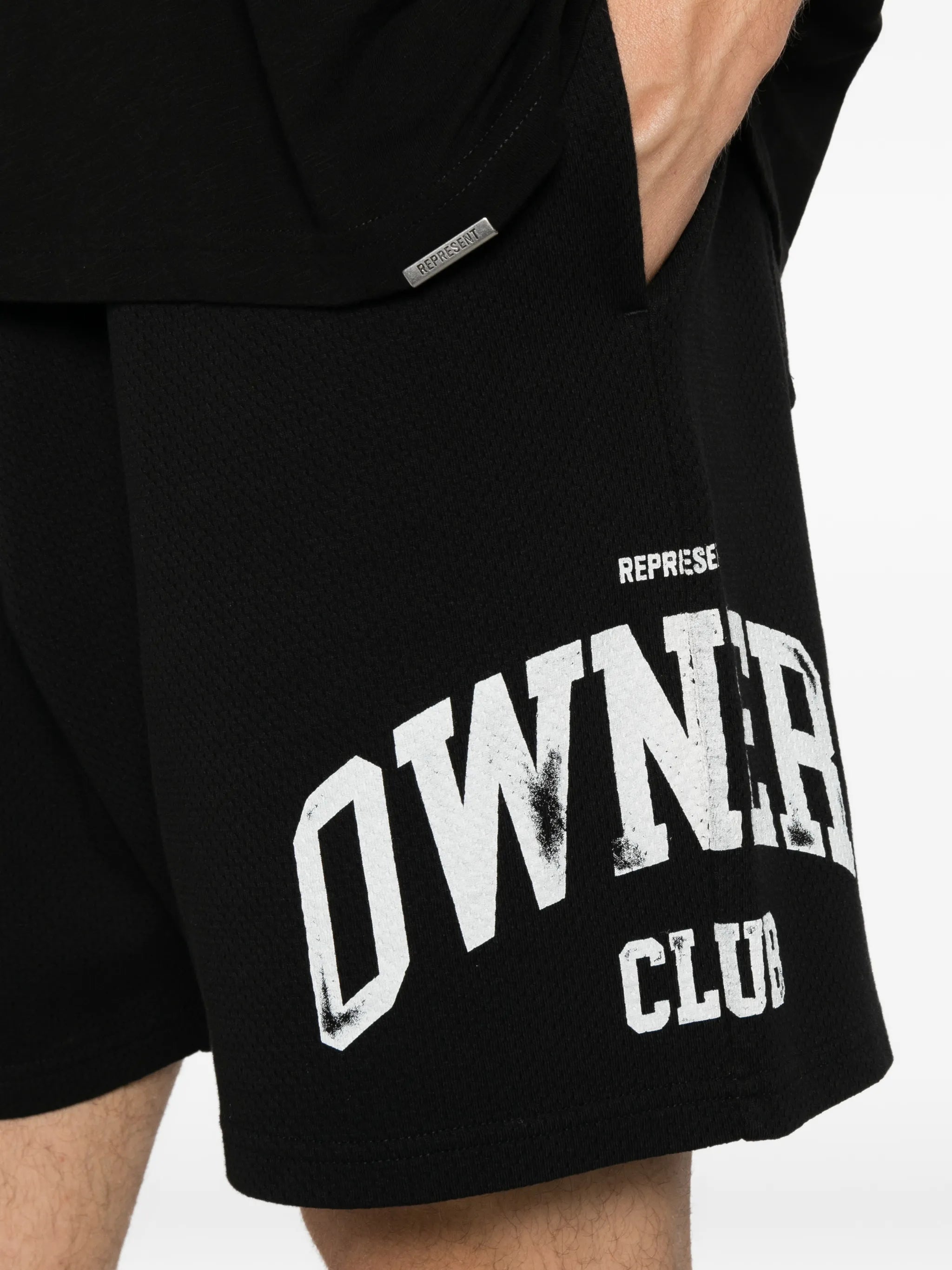 Owners logo-print shorts