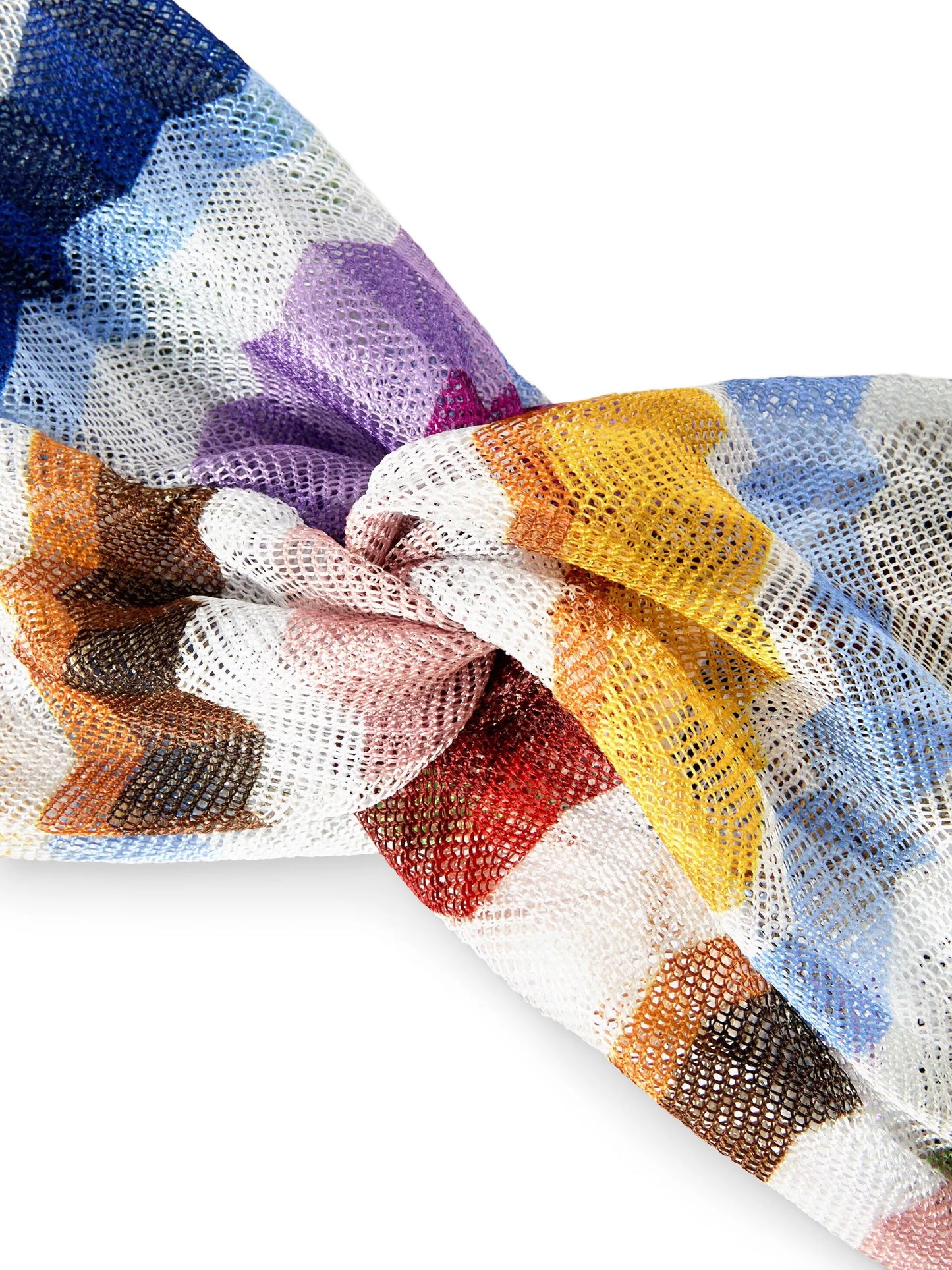 zigzag-knit twisted headband