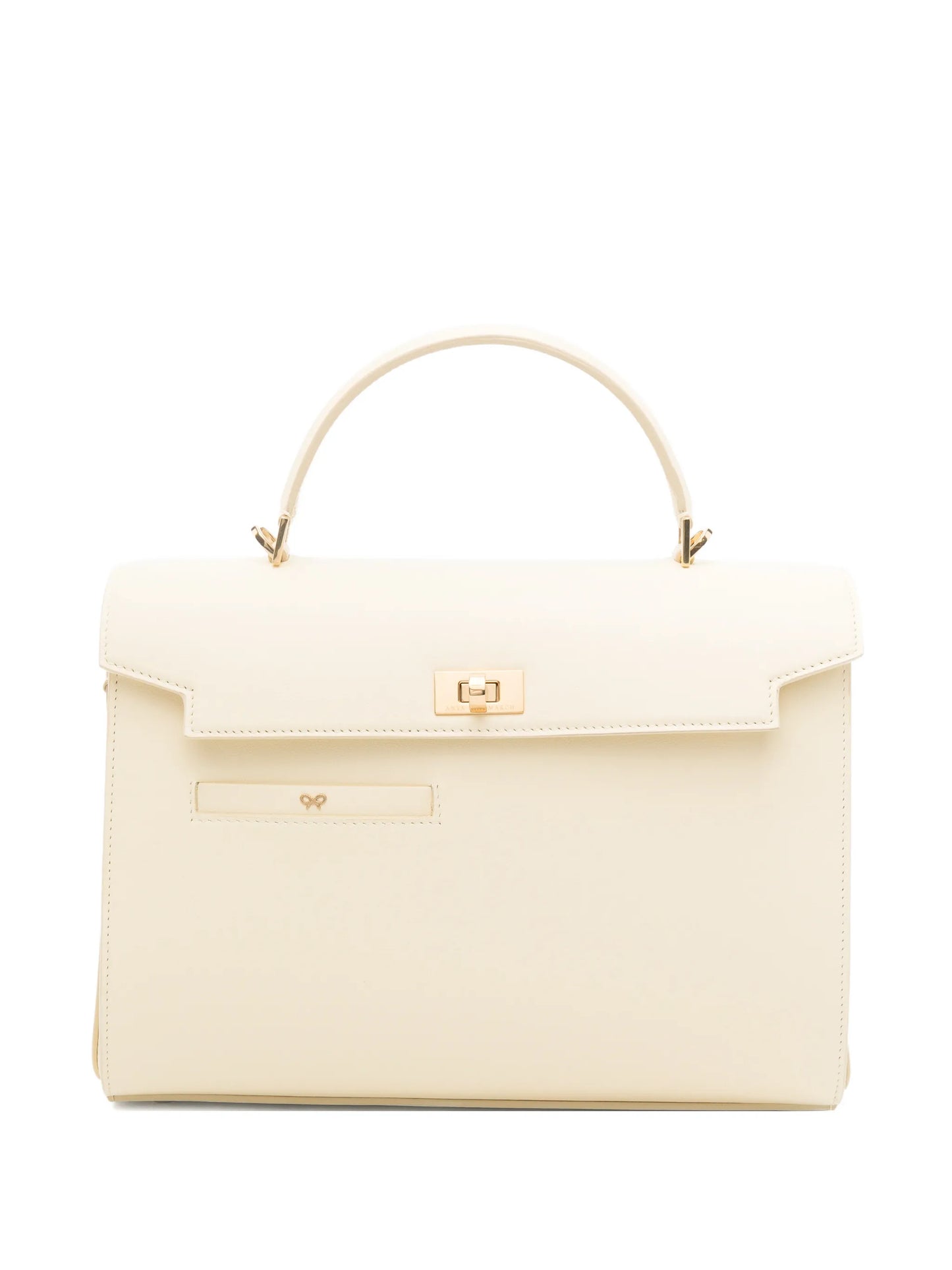twist-lock top-handle tote bag