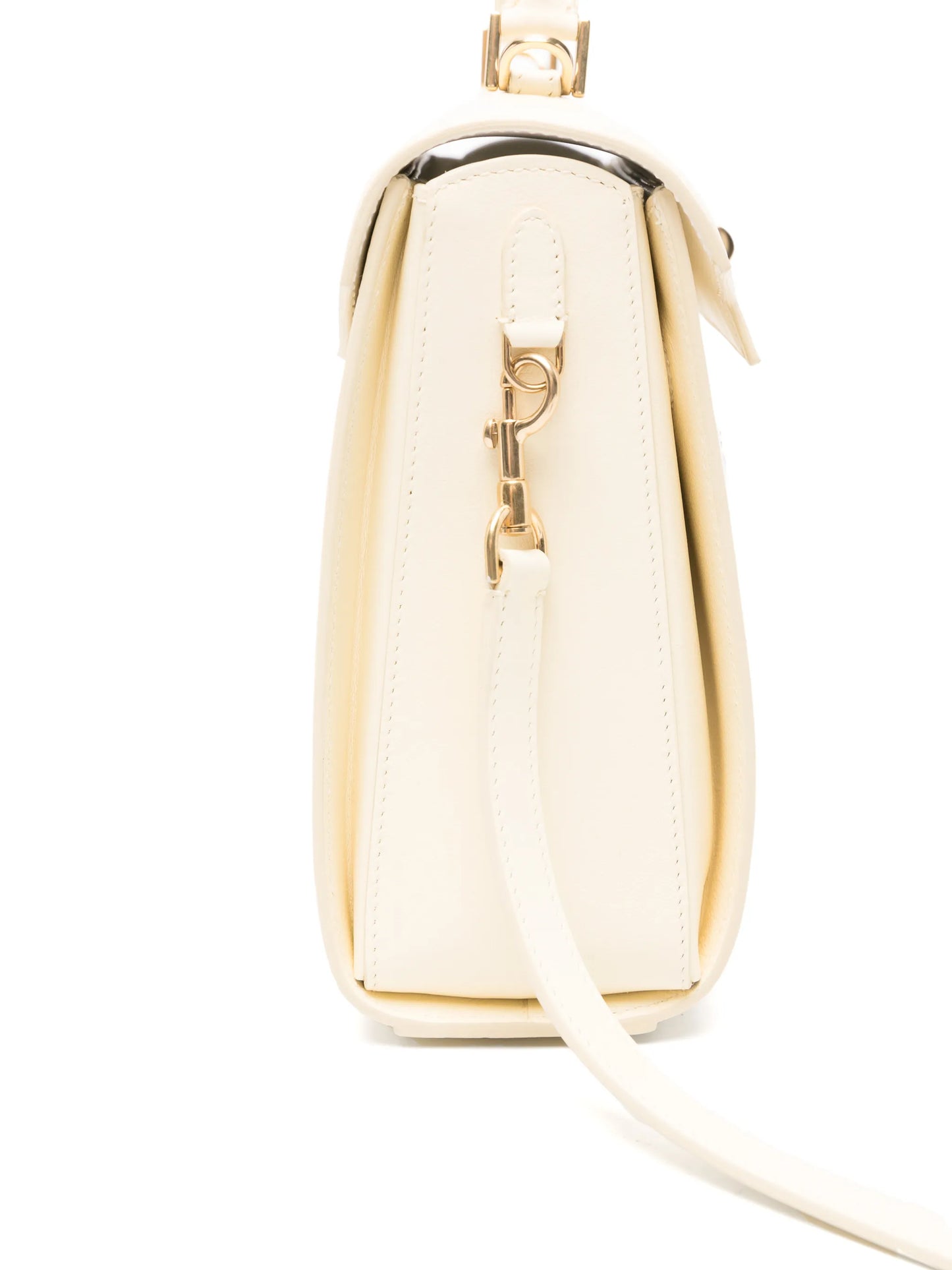 twist-lock top-handle tote bag
