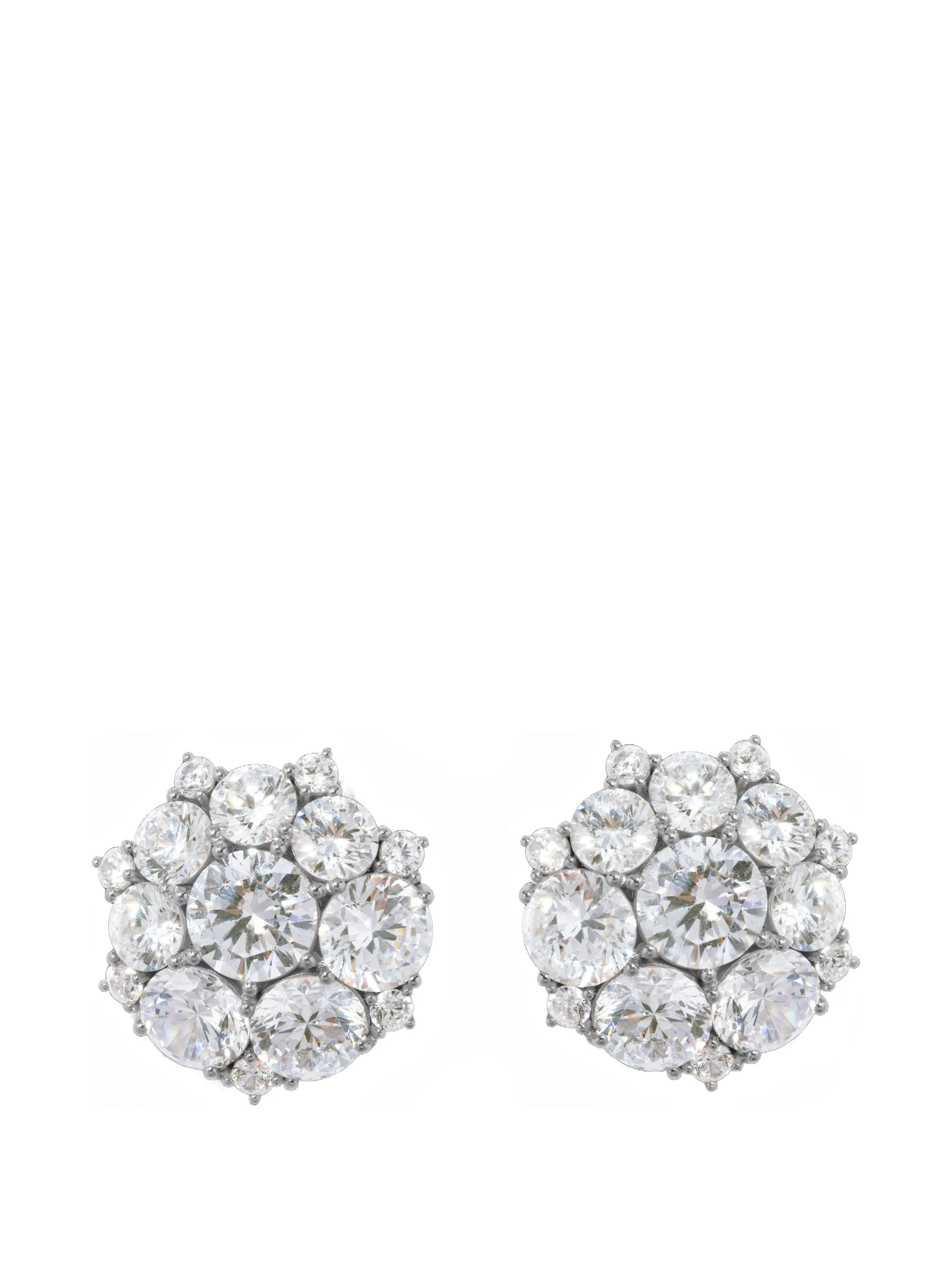 cubic zirconia stud earrings