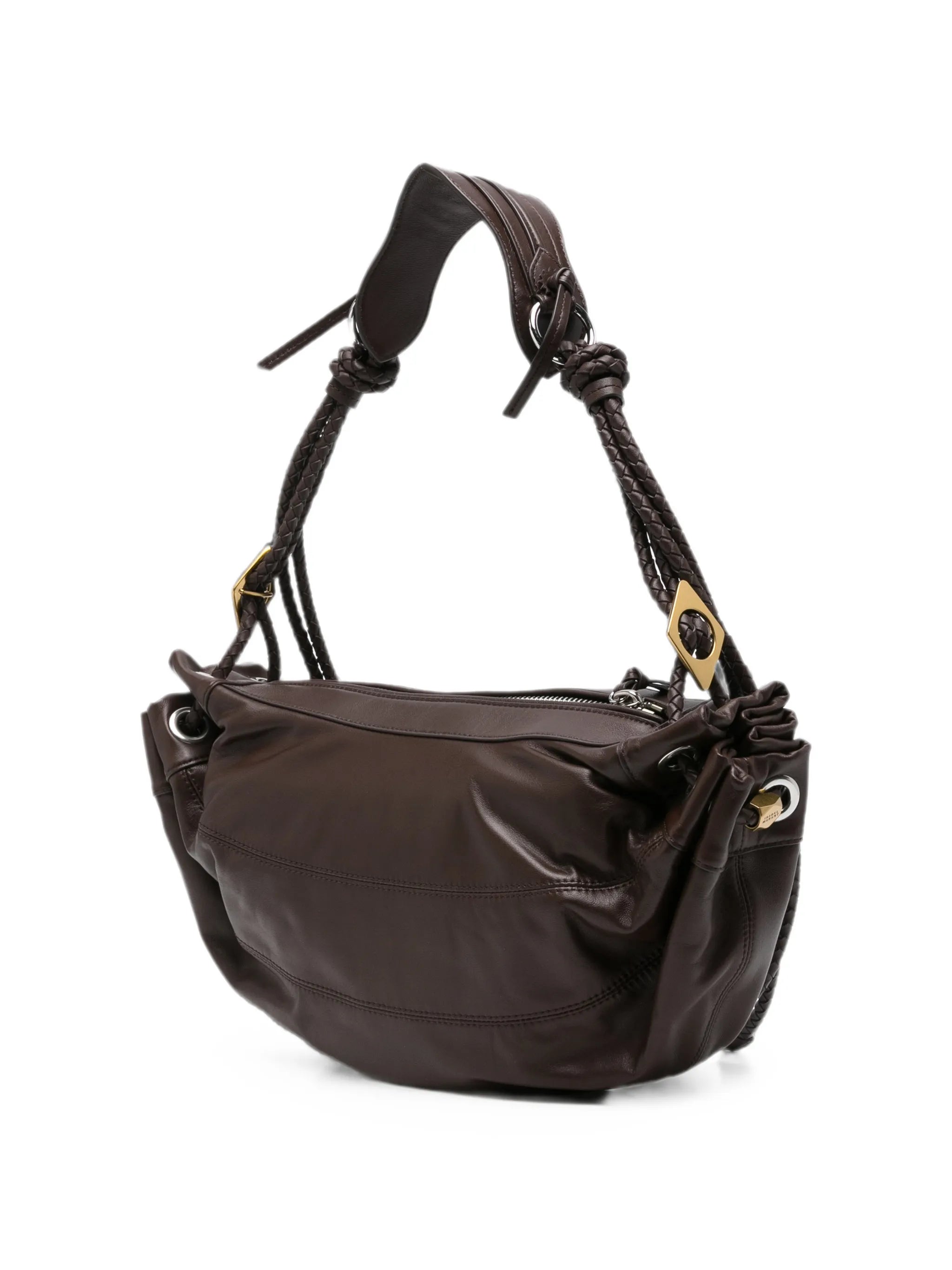 Maia braided-detail shoulder bag