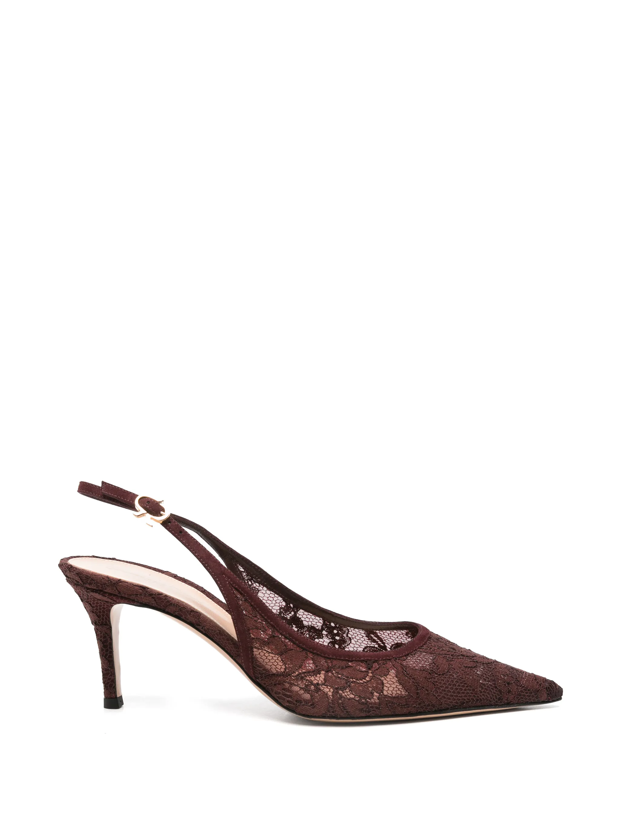 Claudia Sling 70 lace-panelling heeled pumps