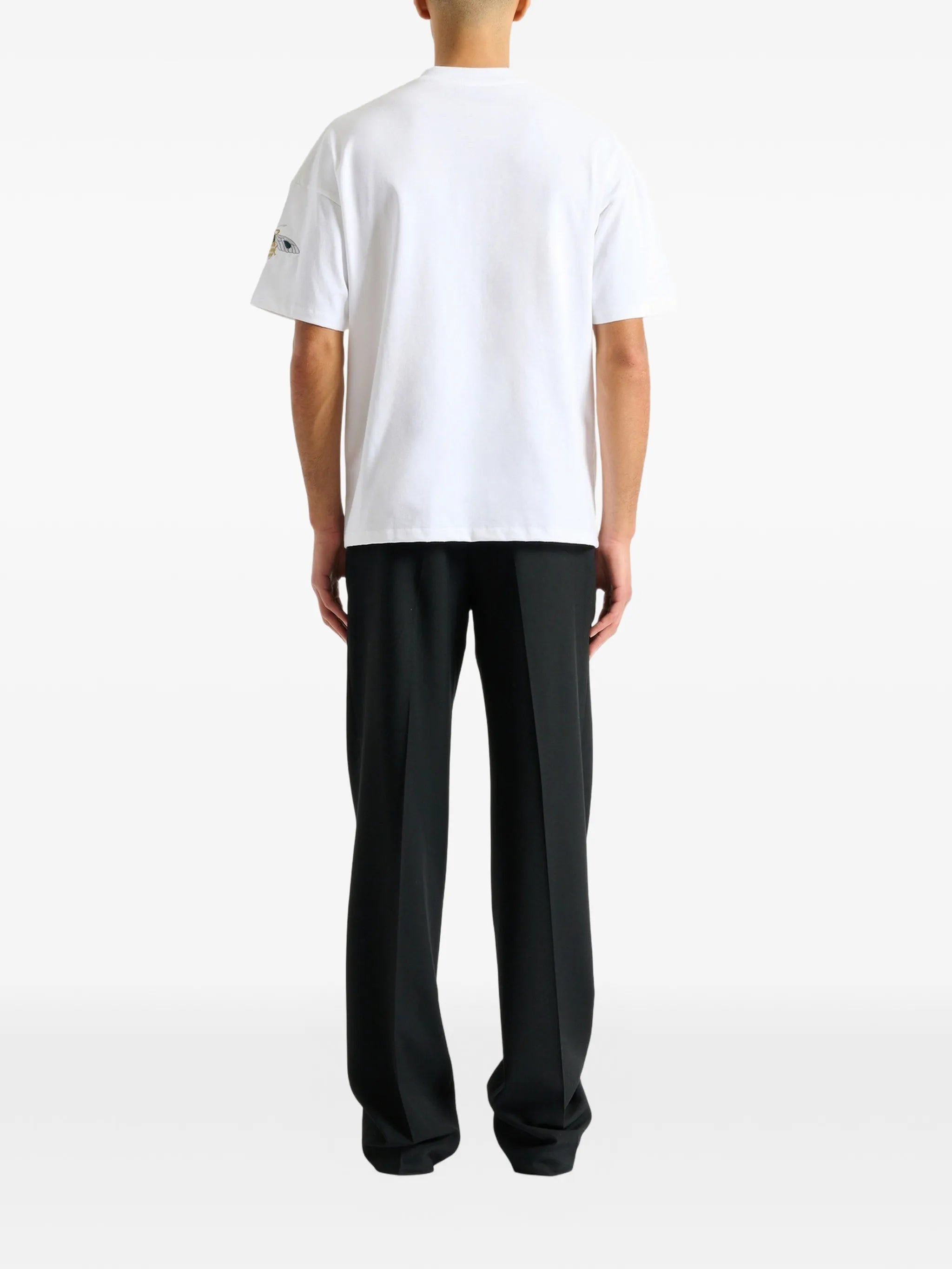 embroidered Balmain Insect T-shirt