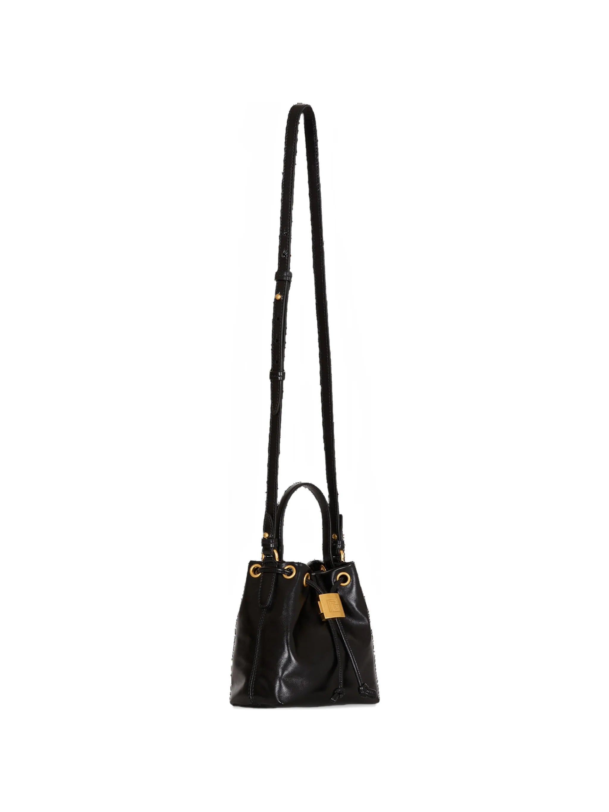 Pulse bucket bag in smooth leather