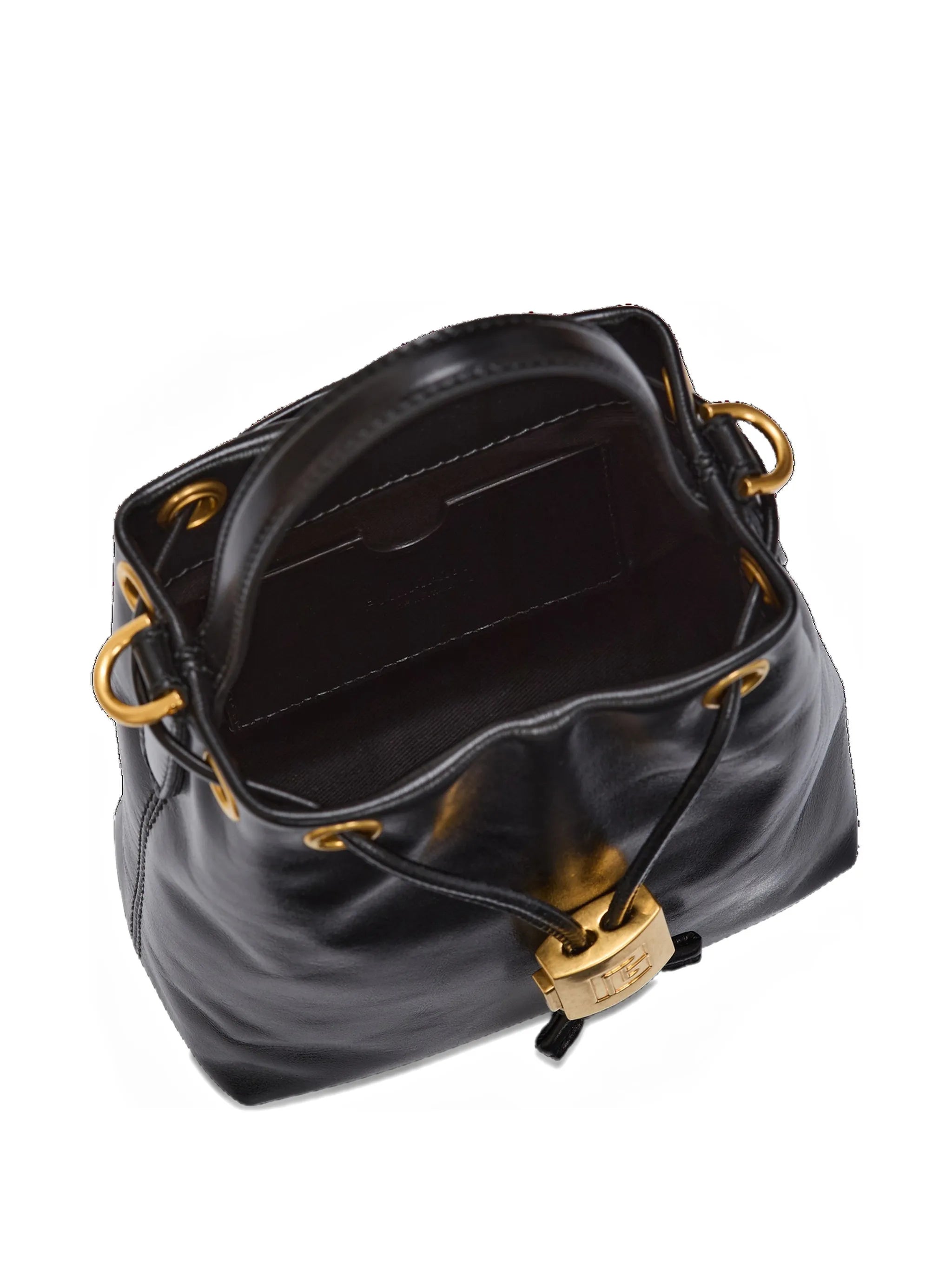 Pulse bucket bag in smooth leather