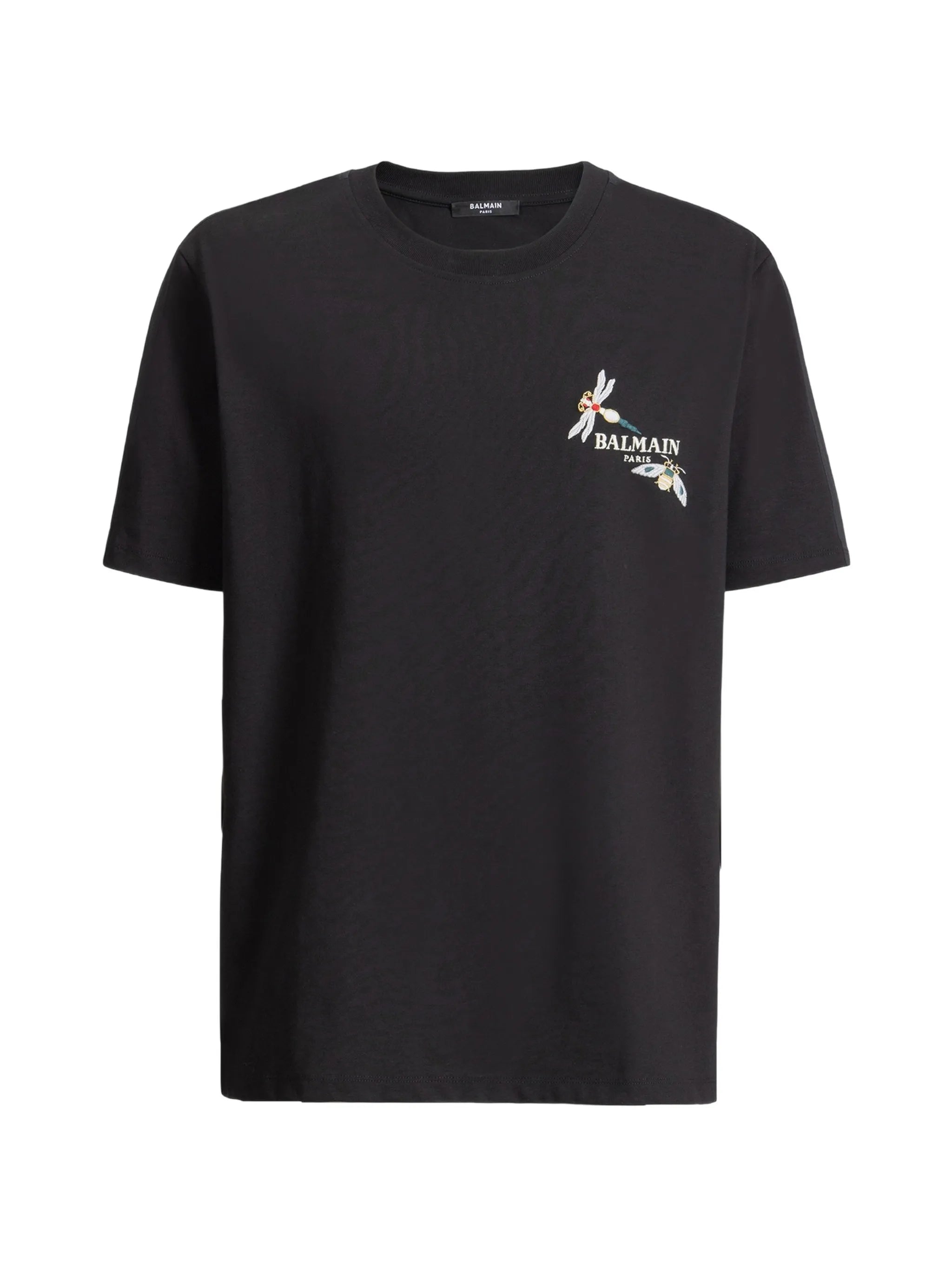 embroidered Balmain Insect T-shirt