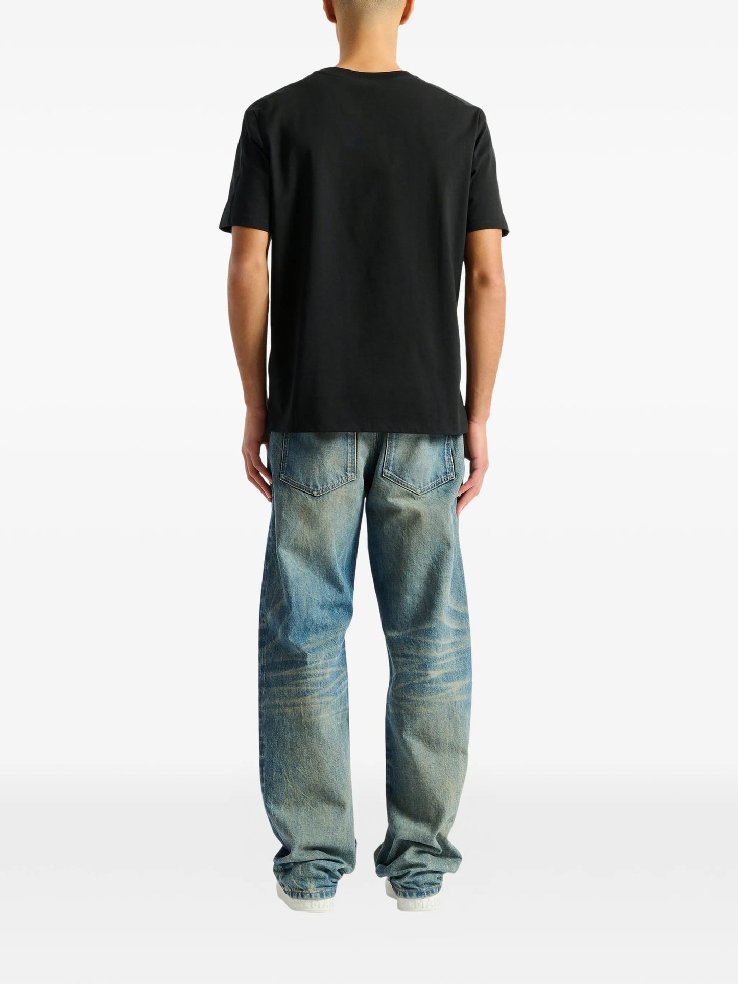 embroidered Balmain Insect T-shirt