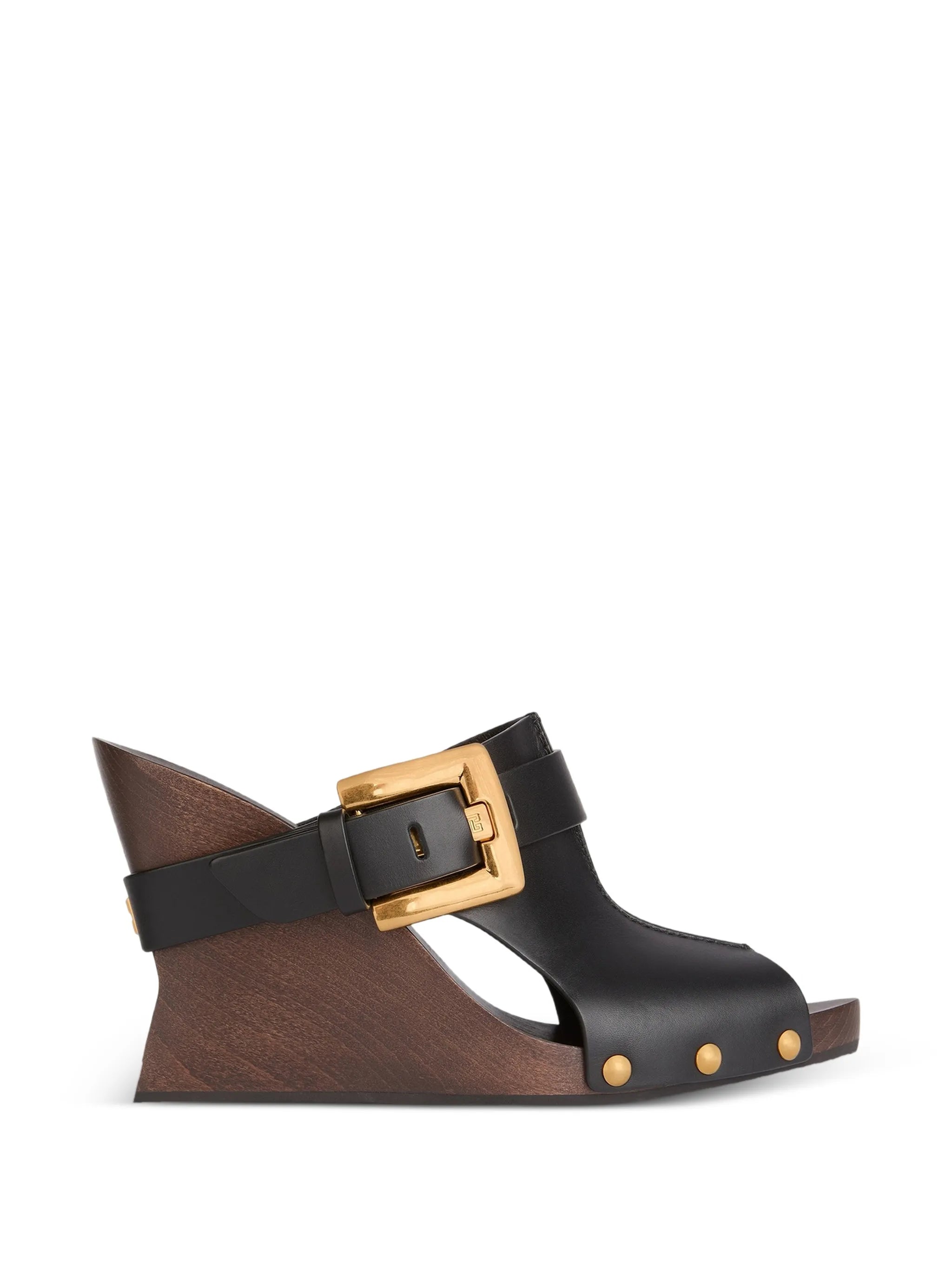Anthem Wedge smooth leather mules
