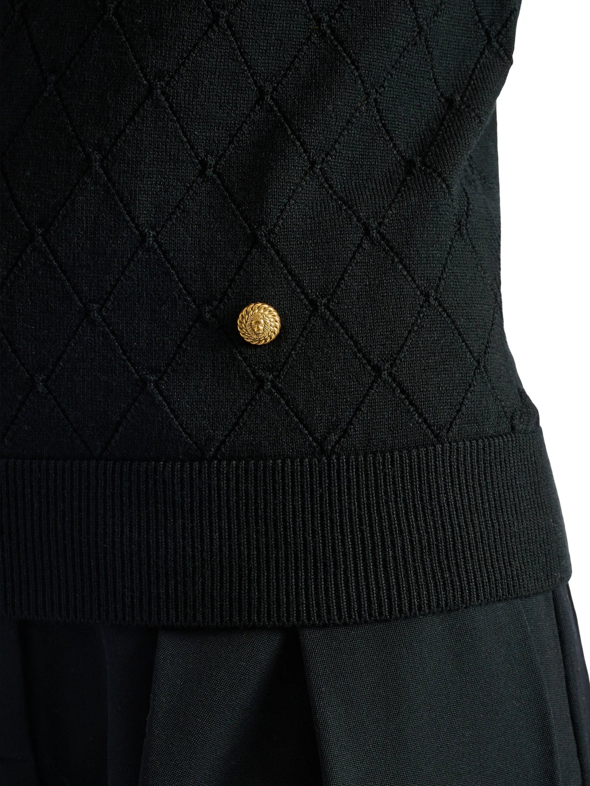 sleeveless knit top