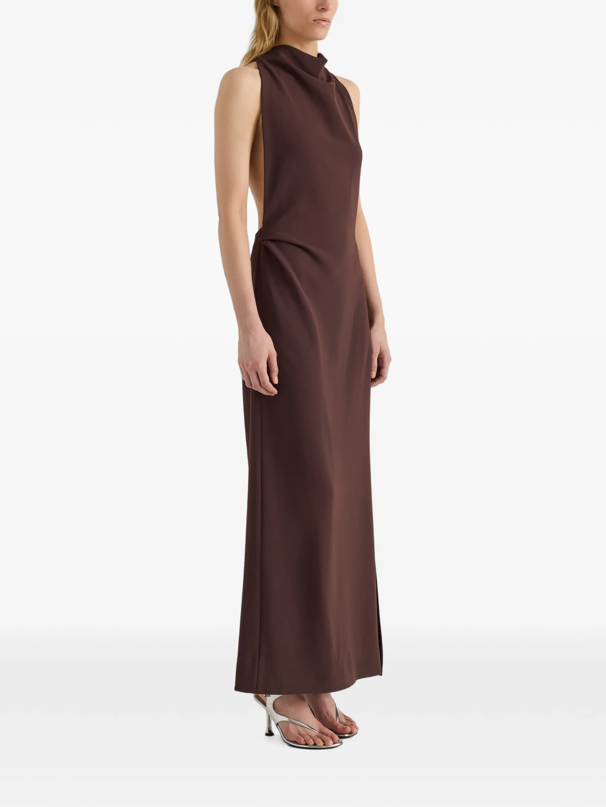 Selena dress in matte double crepe