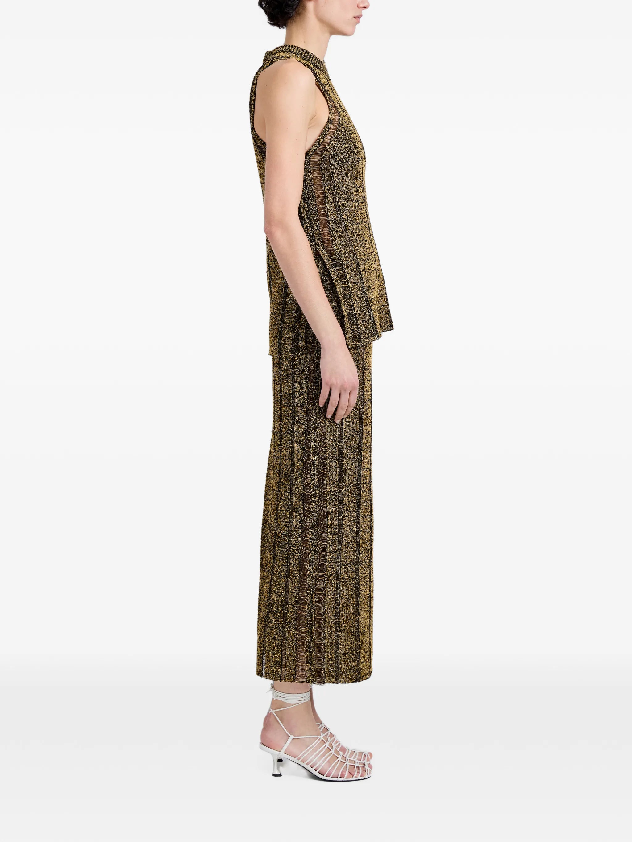 Maelle top in drop needle tweed
