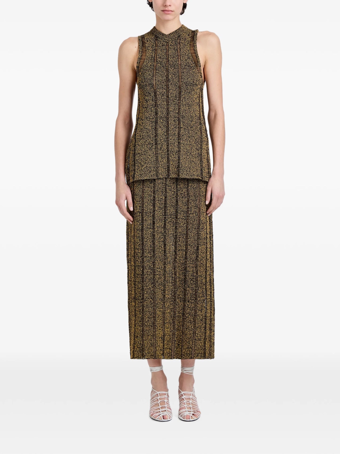 Maelle top in drop needle tweed
