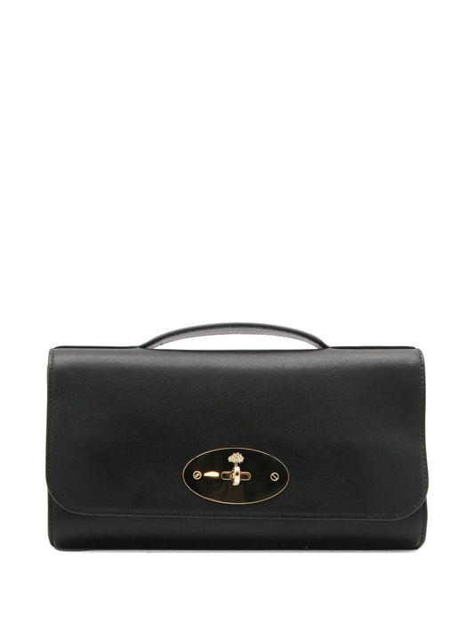 Lily leather clutch bag
