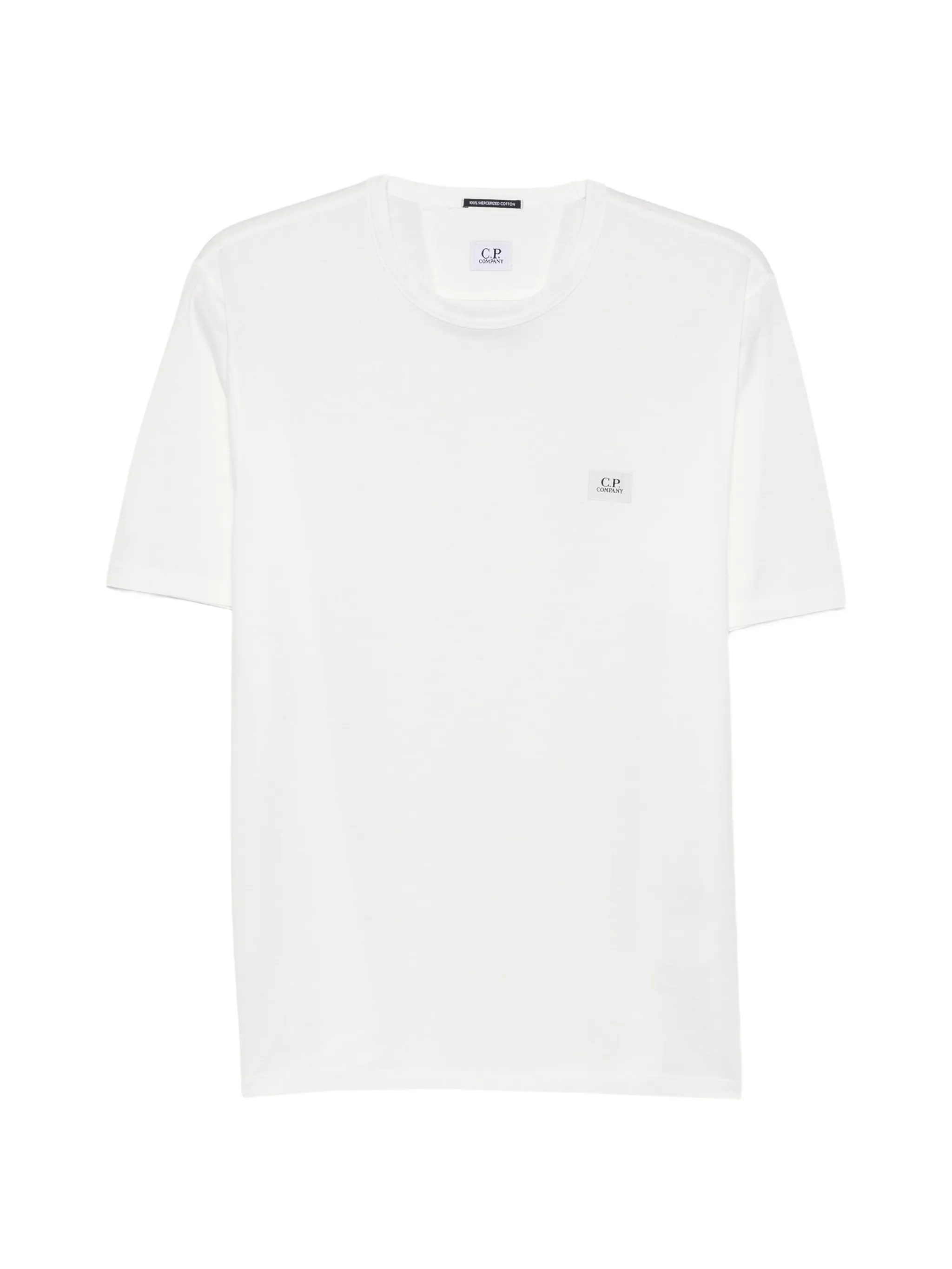 logo-patch jersey T-shirt