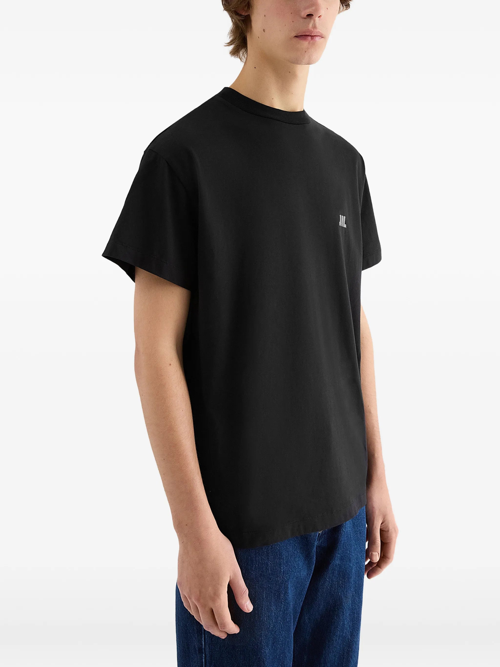 embroidered-logo T-shirt