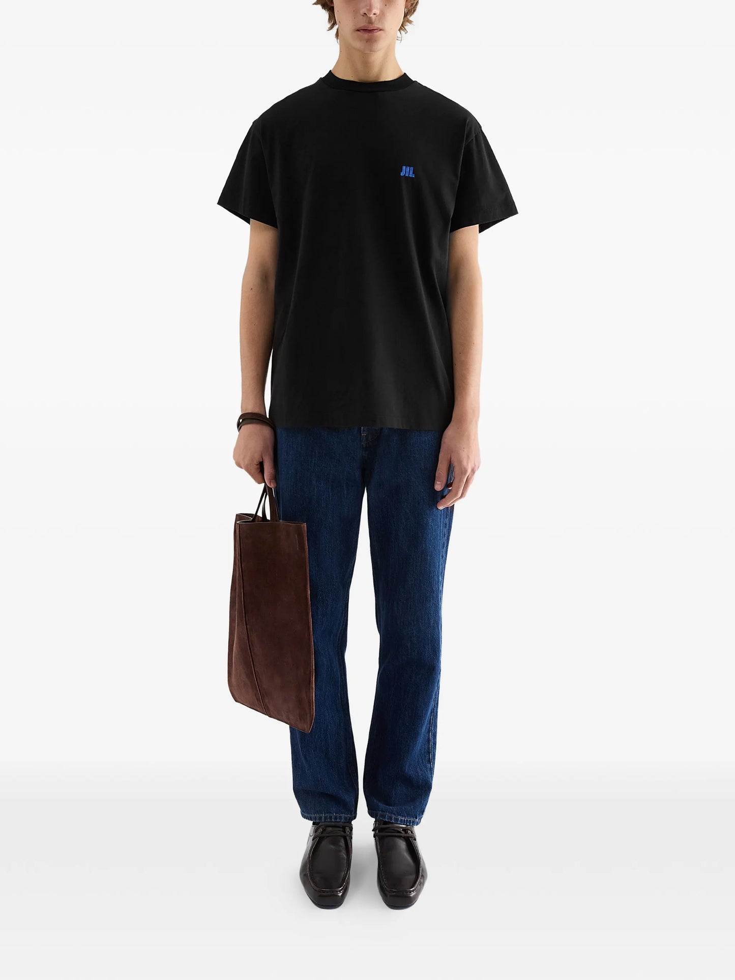 embroidered-logo T-shirt