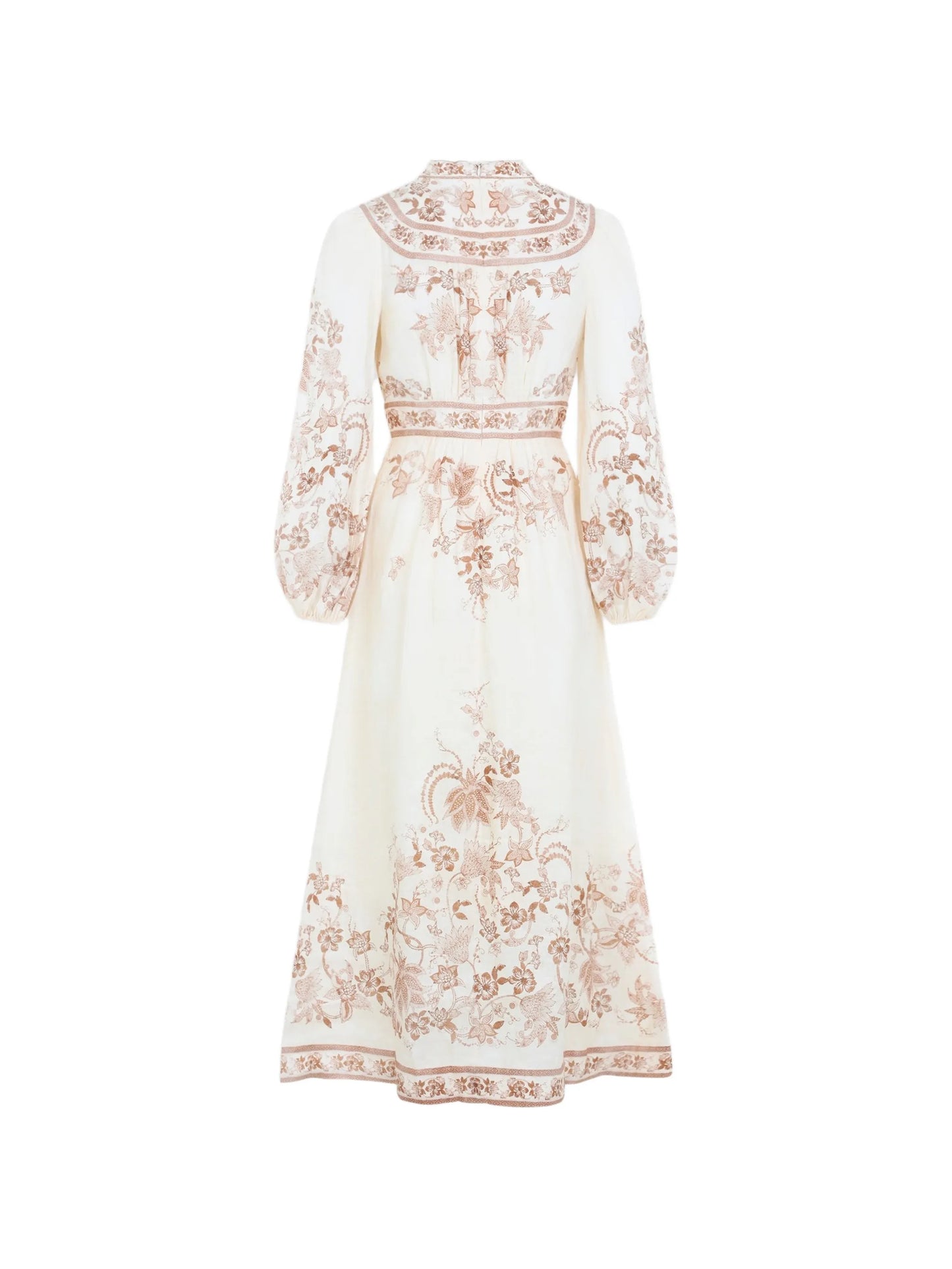 Indra floral-print midi dress
