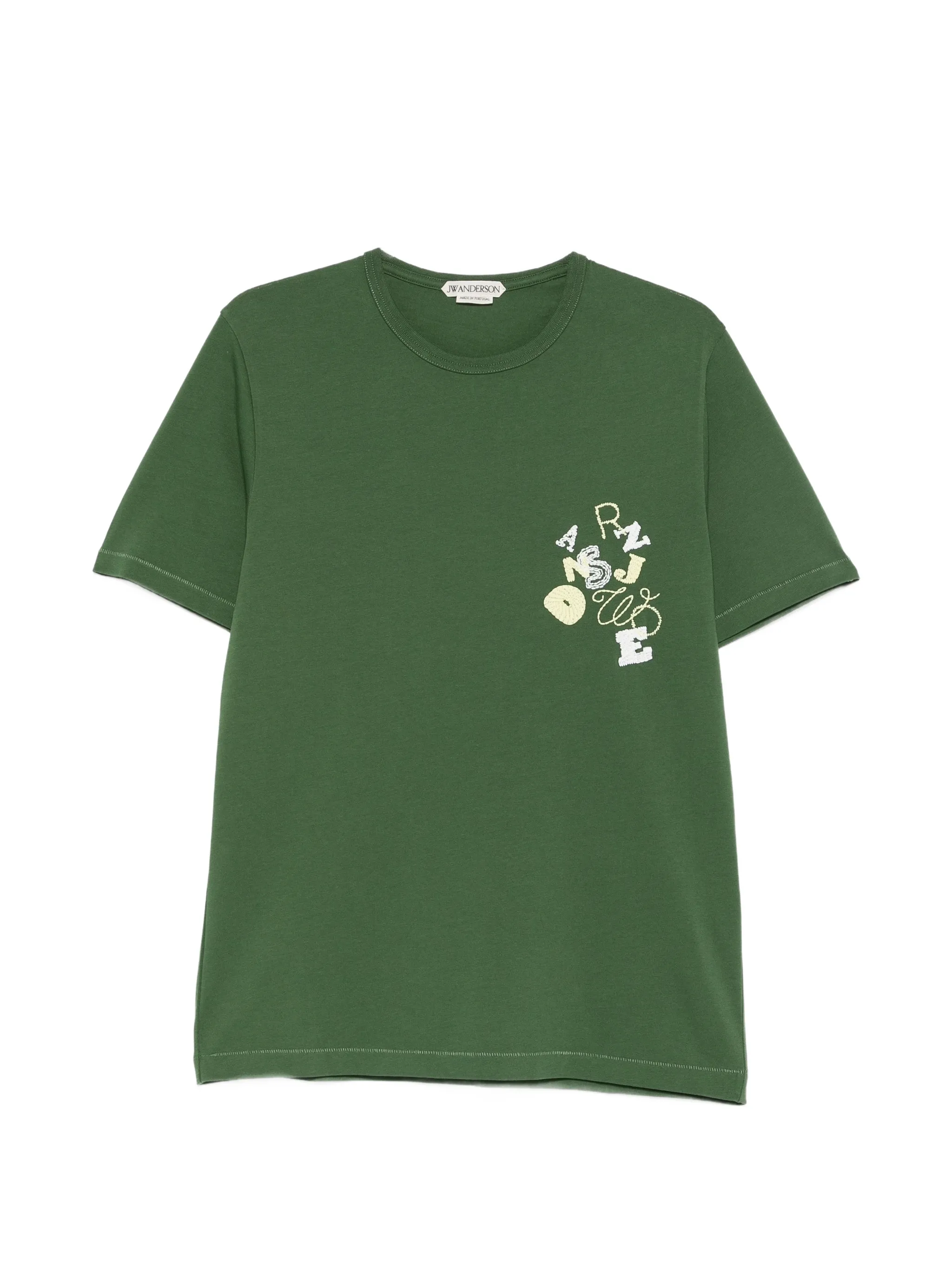 scattered-letters T-shirt