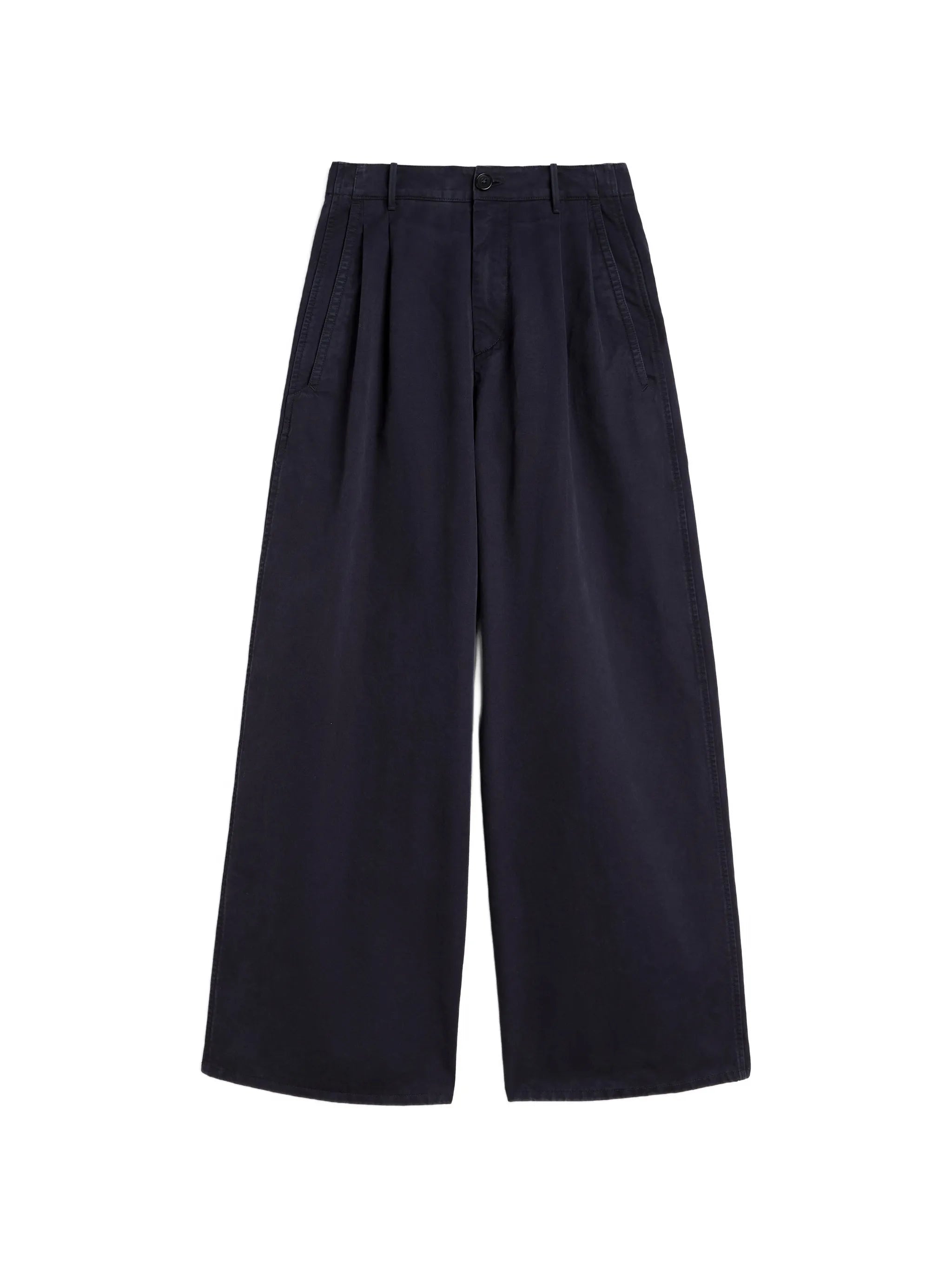 pleated palazzo pants