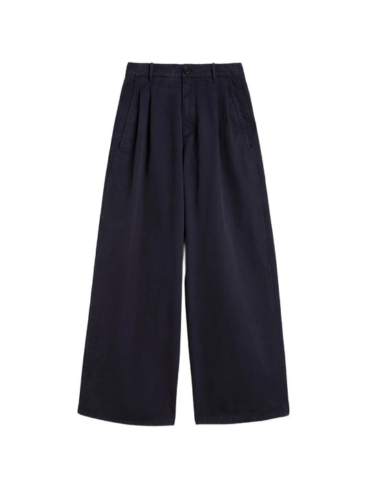 pleated palazzo pants