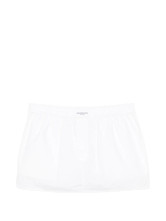 mini logo-patch boxer-style shorts