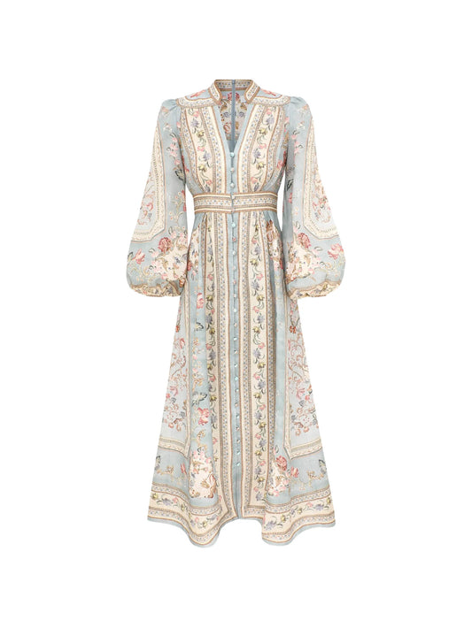 Roselight floral-print dress
