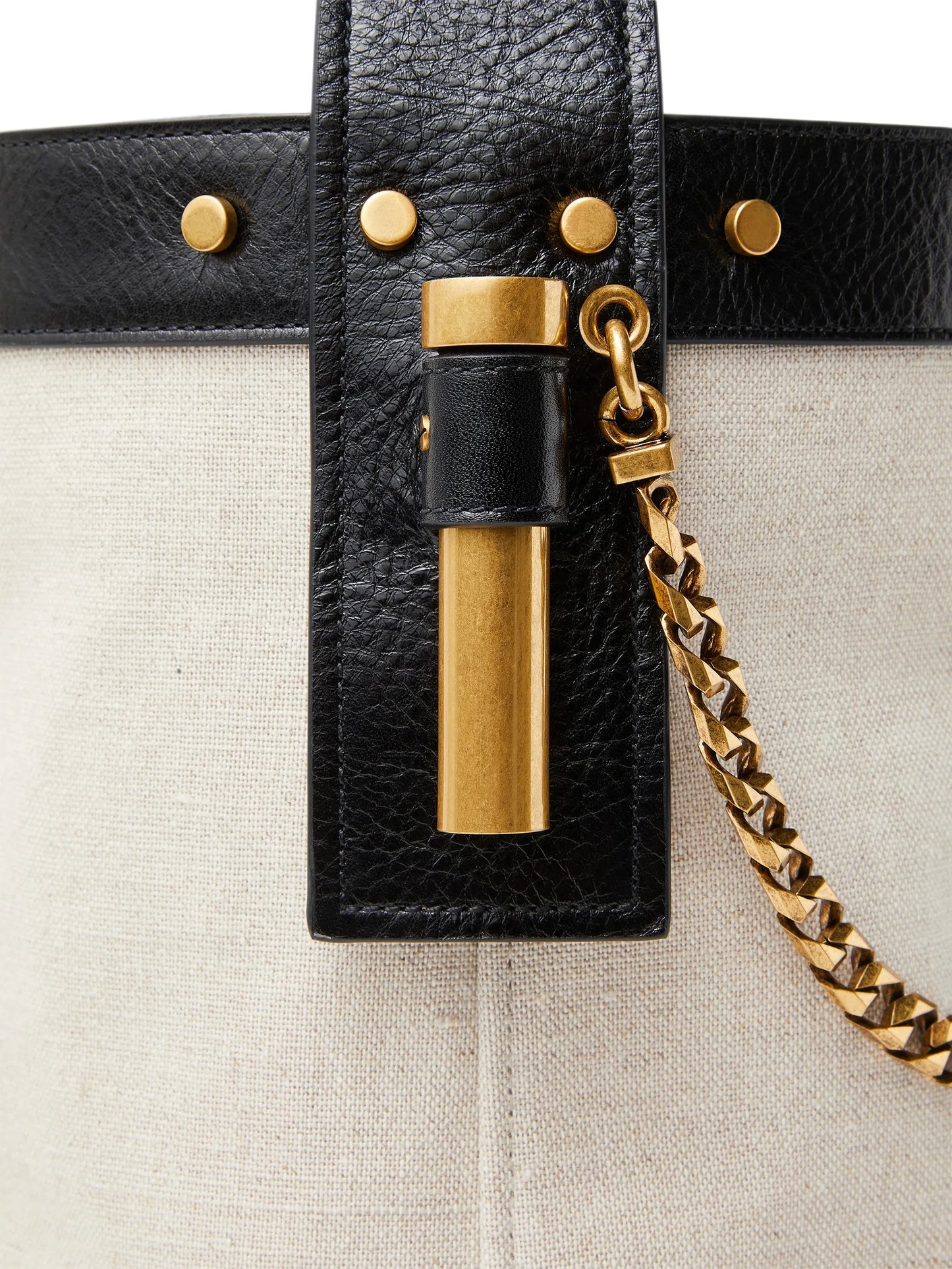 small Pivot canvas bucket bag